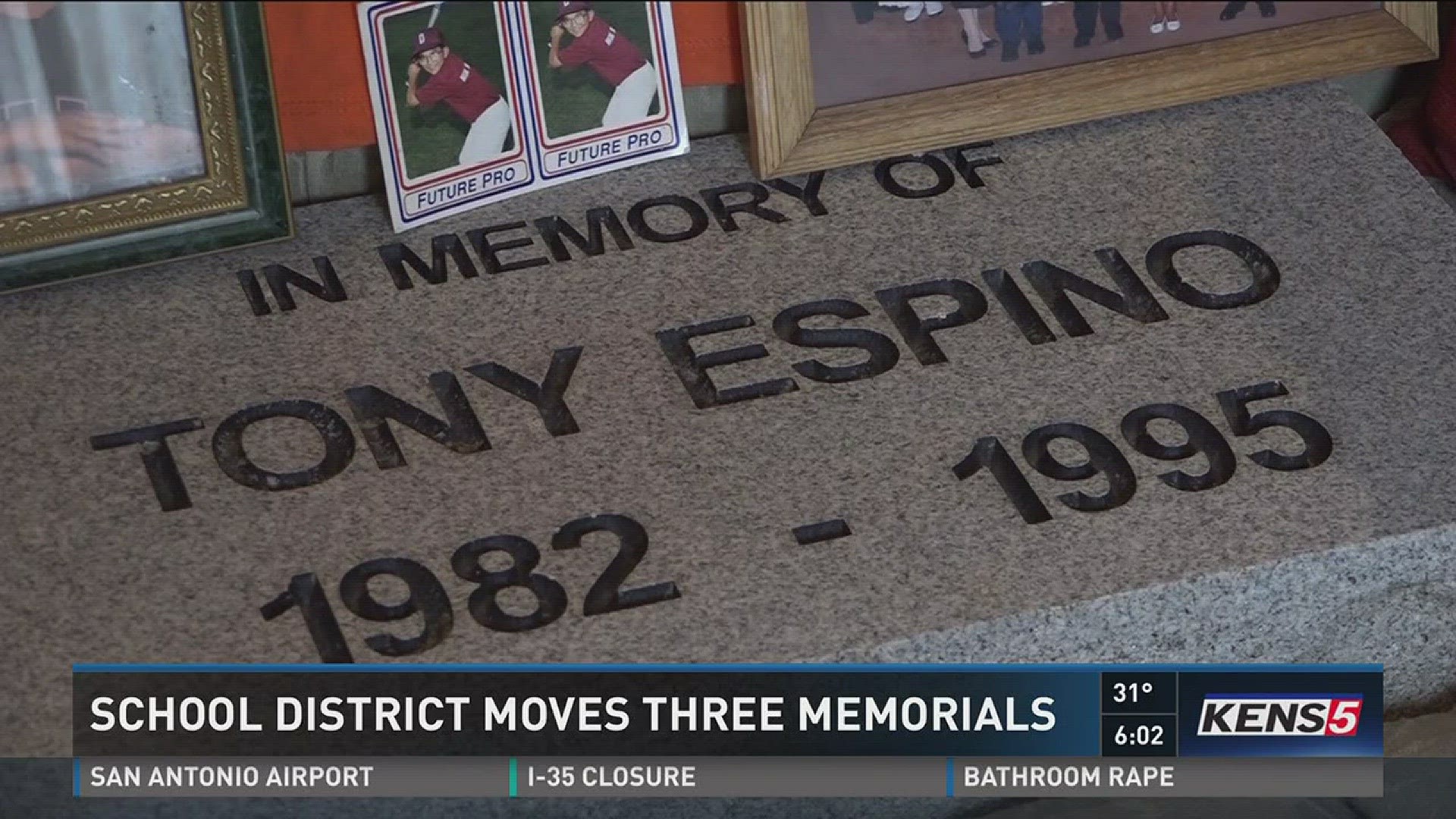 School district moves three memorials