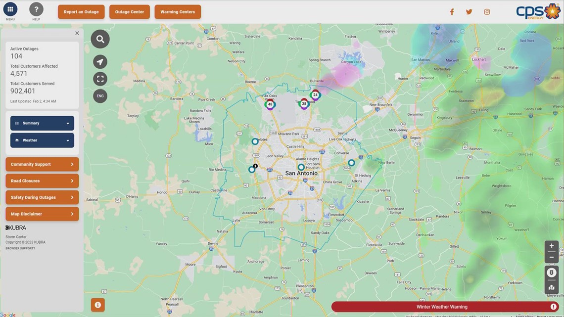 Thousands remain without power in the San Antonio area and Hill Country ...