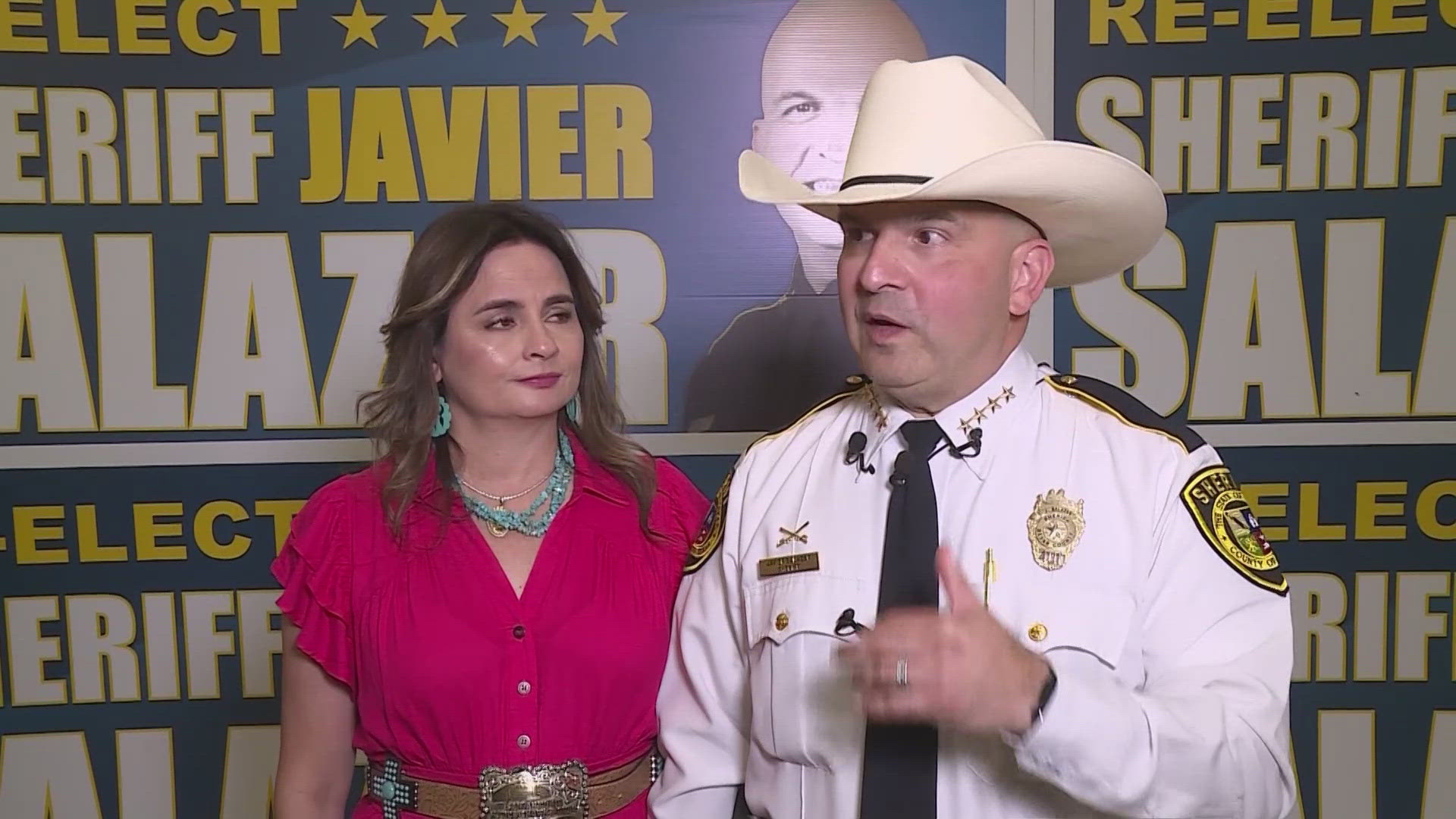 Republican Nathan Buchanan is going against incumbent Javier Salazar for Bexar County Sheriff.