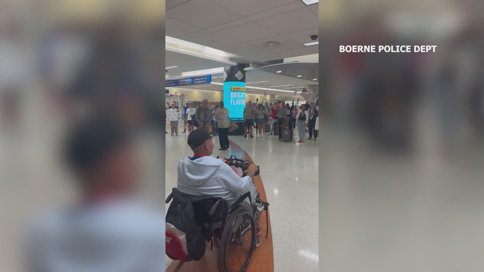 They are ready to celebrate Jason Tabansky’s big win at the Paralympic games. This was his first time competing and now he is gold medalist in para archery.