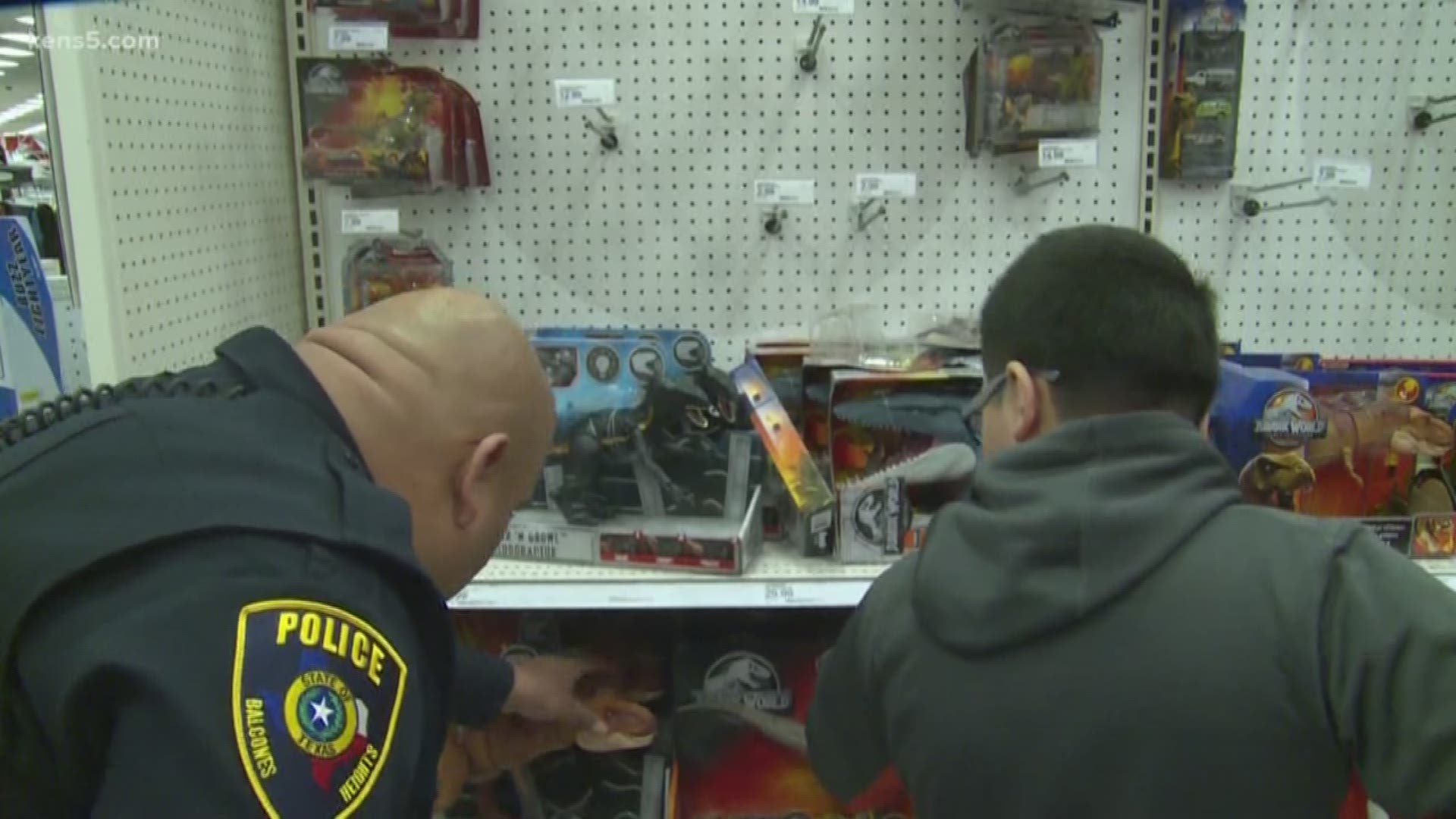 San Antonio's youngest teamed up with San Antonio's finest in a weekend Shop With A Cop event to forge new bonds.