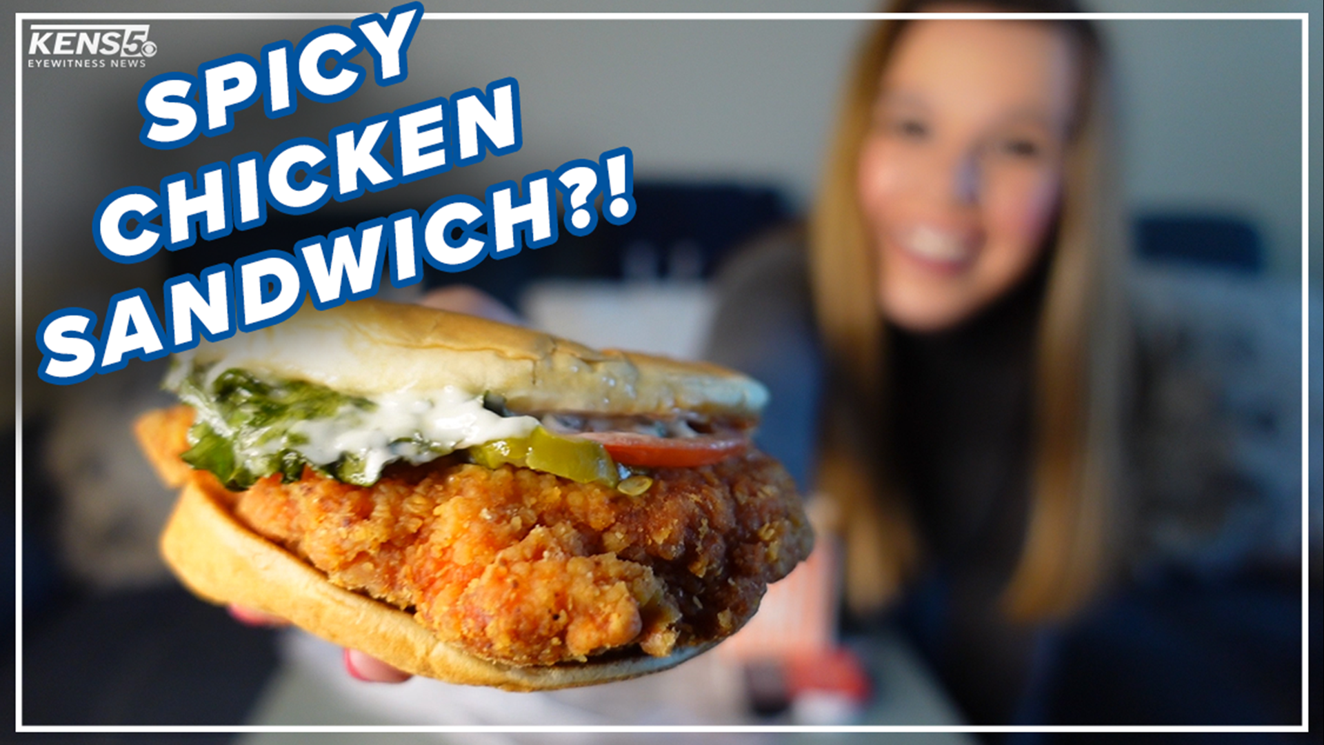 The spicy chicken sandwich craze is still happening. And now, Whataburger is on the ballot for the best sandwich. Digital reporter Lexi Hazlett tries it out.