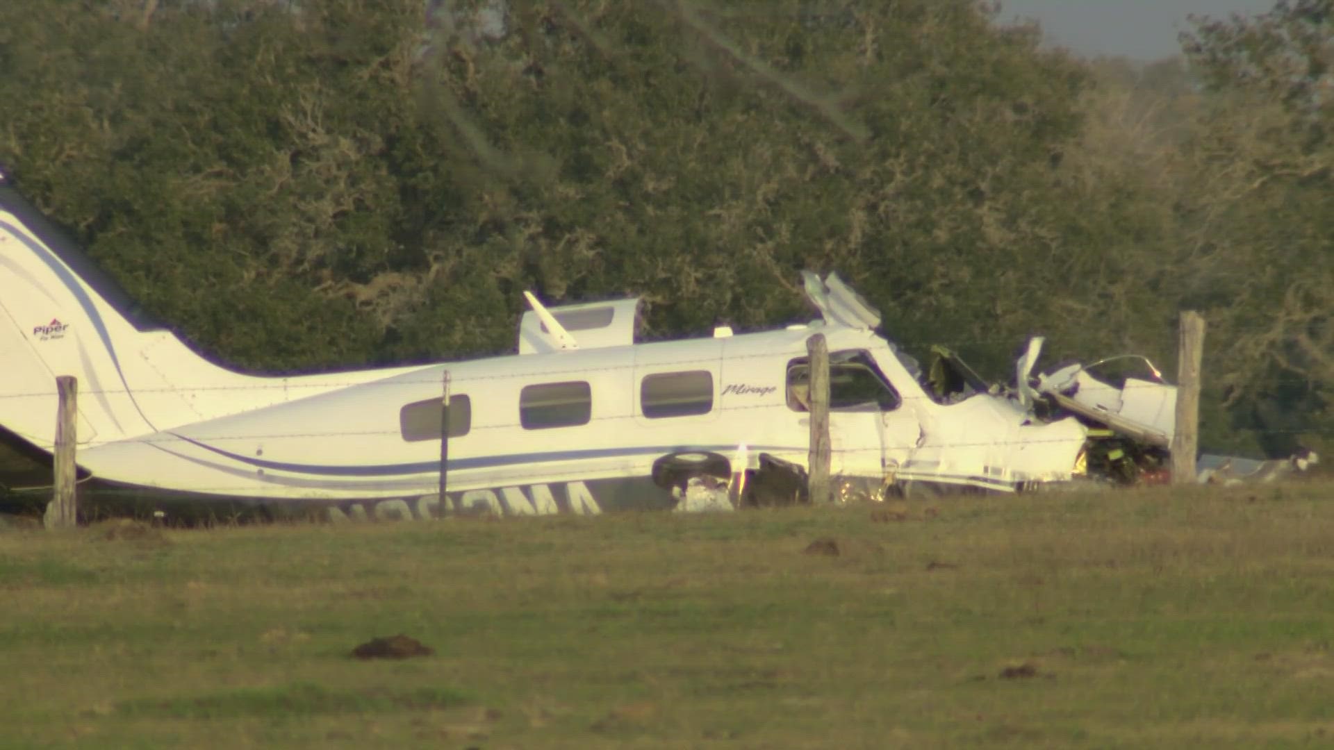 The small plane crashed near Yoakum on Tuesday, and a church in Memphis said all five people on board were members.