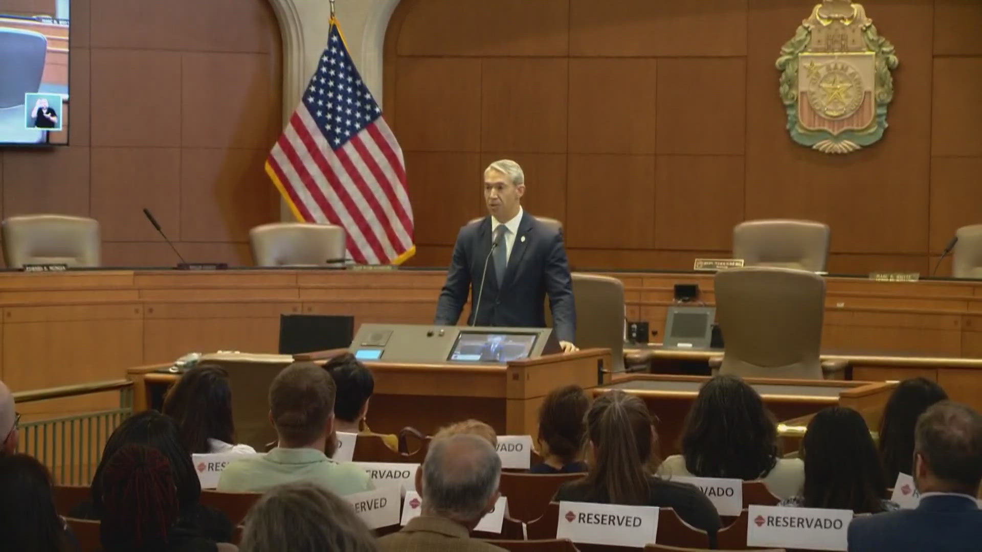 Nirenberg thanked members of his staff, city employees and his family for their help and hard work.