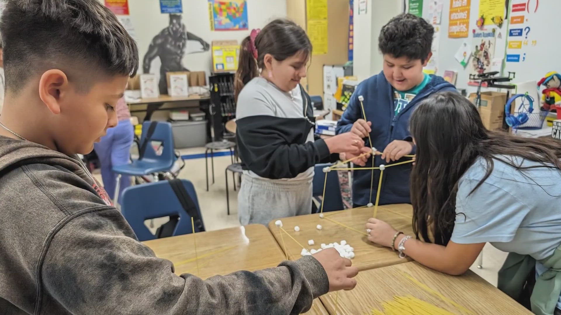 Dozens of 5th graders have learned both Spanish and English, and already have credit towards high school.