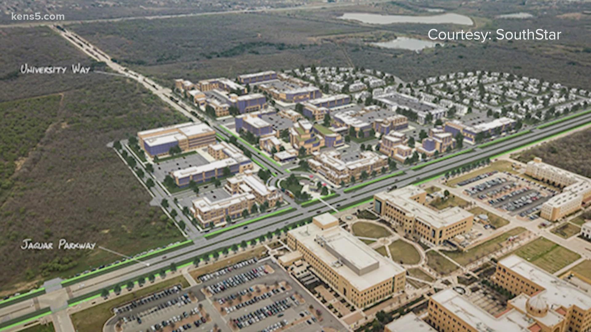 The VIDA development is expected to be built over the coming decade to bolster the area near Texas A&M University-San Antonio.
