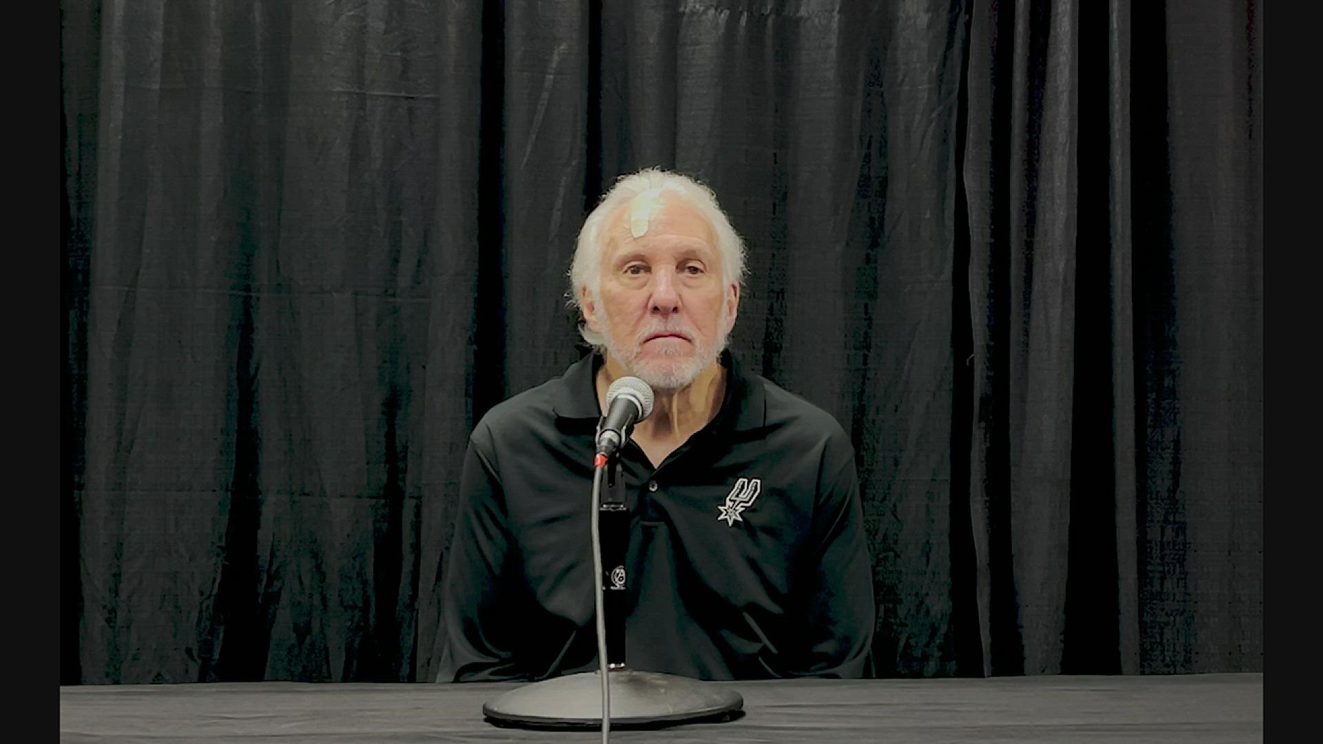 Pop said the team defense was physical and improving with each practice and game.