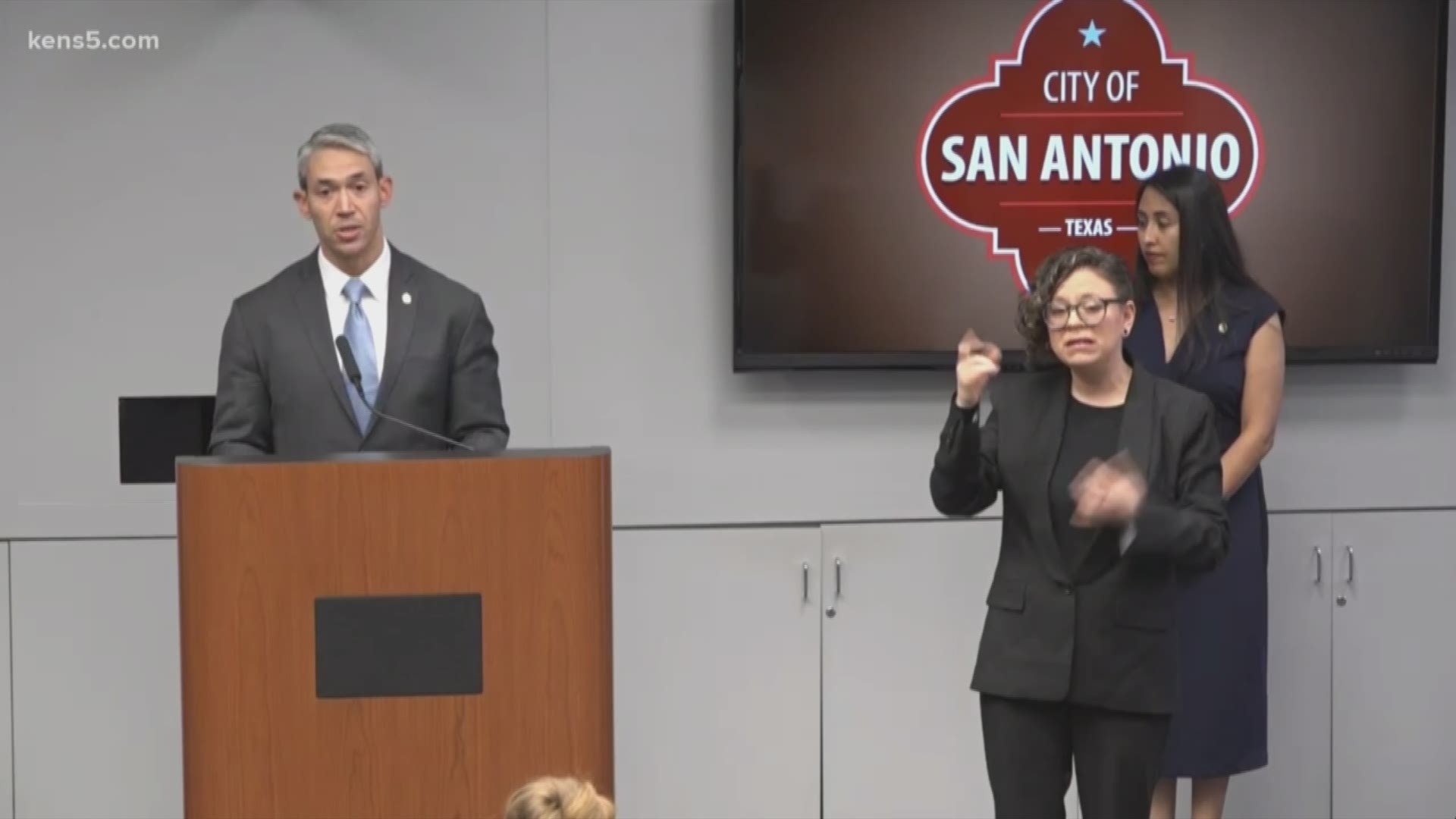 Mayor Ron Nirenberg emphasized that there is and will continue to be a steady supply of food in grocery stores, which will remain open in Alamo City.