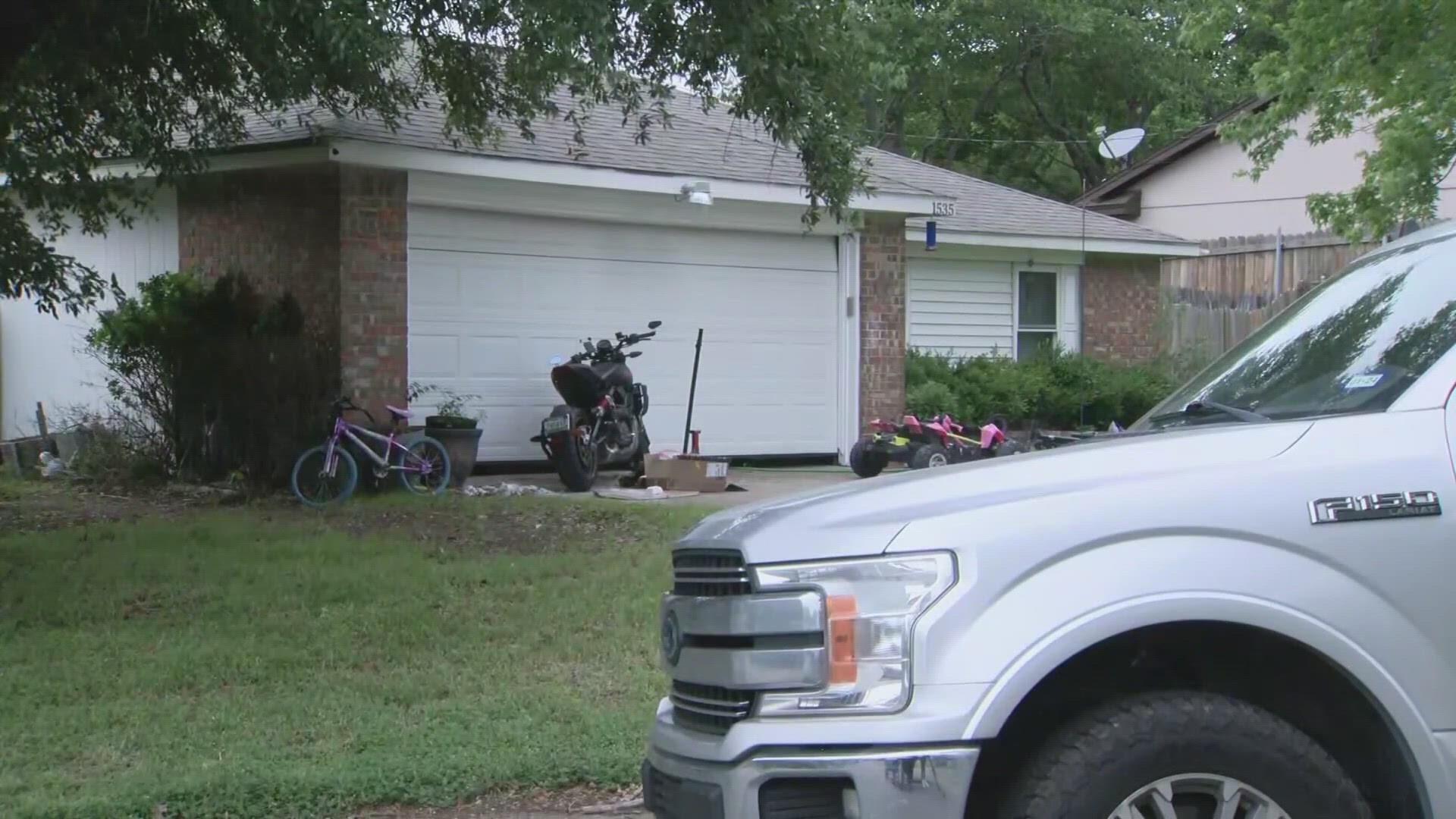 Duncanville Police say the child was attacked by three dogs who were all outside of the home, but got inside.