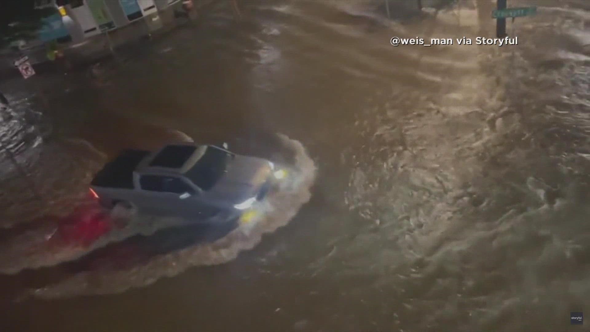 Heavy rain and flash flooding is threatening millions of people and more is expected Monday.