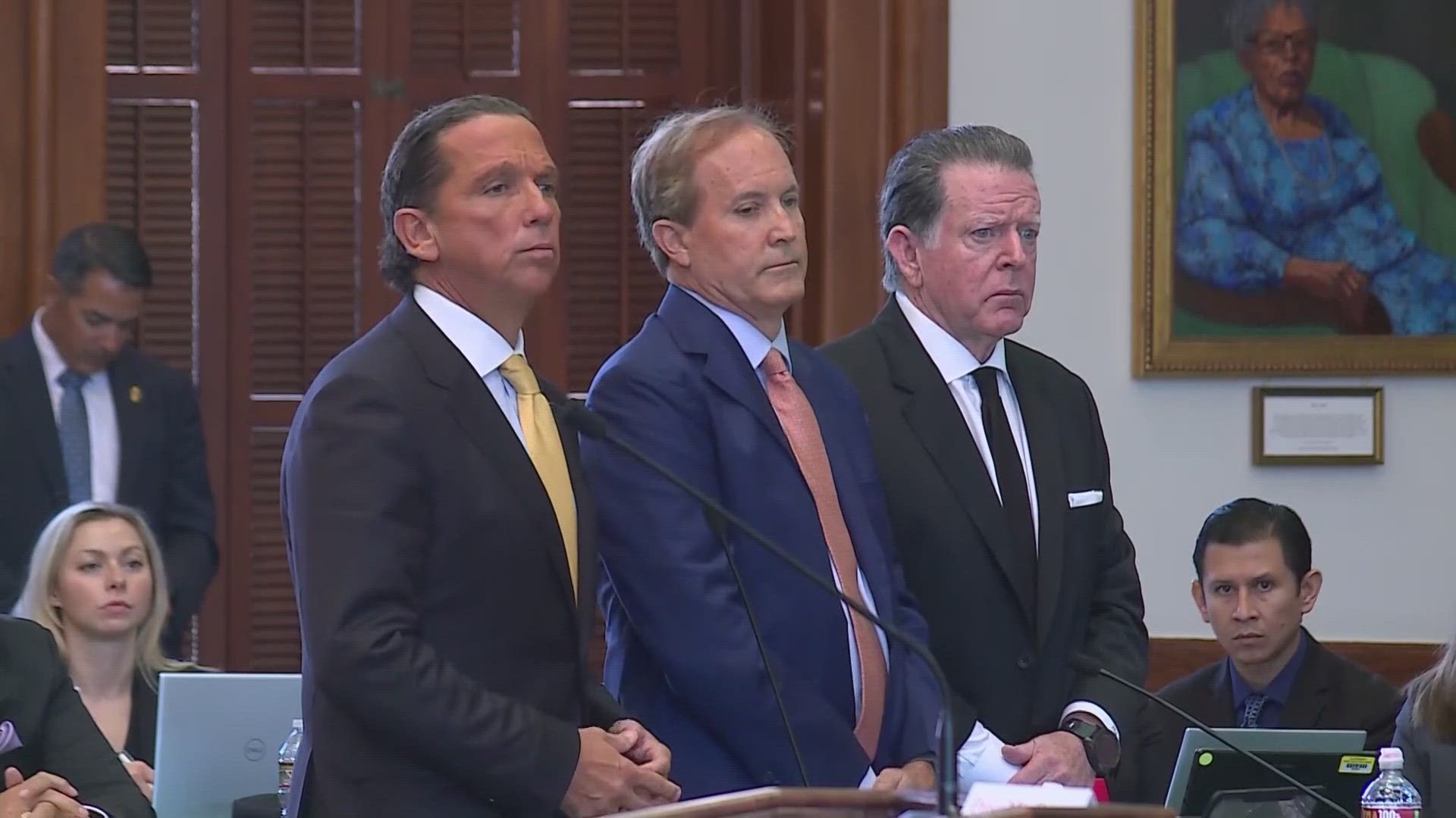 Opening arguments were underway today for the Paxton impeachment trial.
