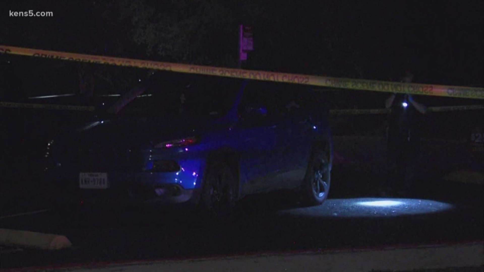 A man was shot twice in the chest by an SAPD officer after pulling out a gun from his waistband.