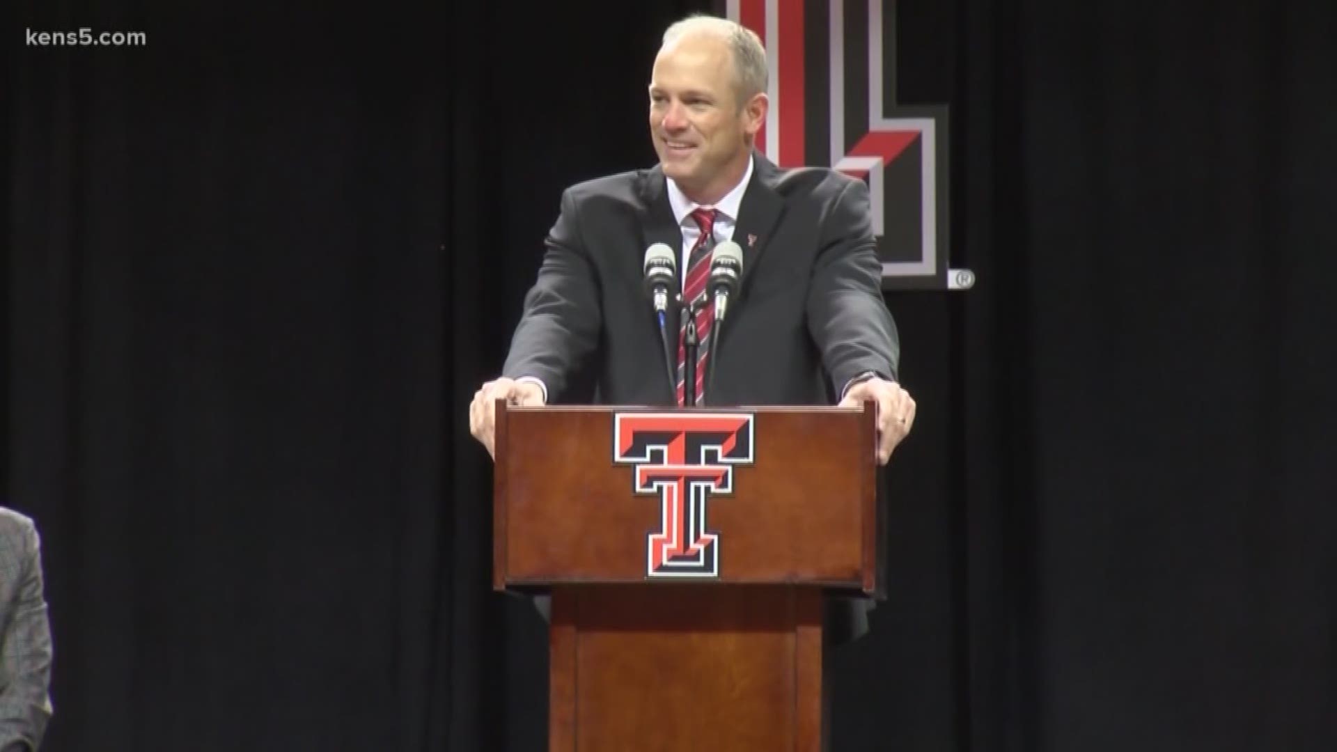 The Texas Tech football program has a new face. Gone is Kliff Kingsbury, one of the most popular figures in program history. In is Matt Wells, who was in town today as part of a Texas tour. Vinnie Vinzetta spoke with him one on one.