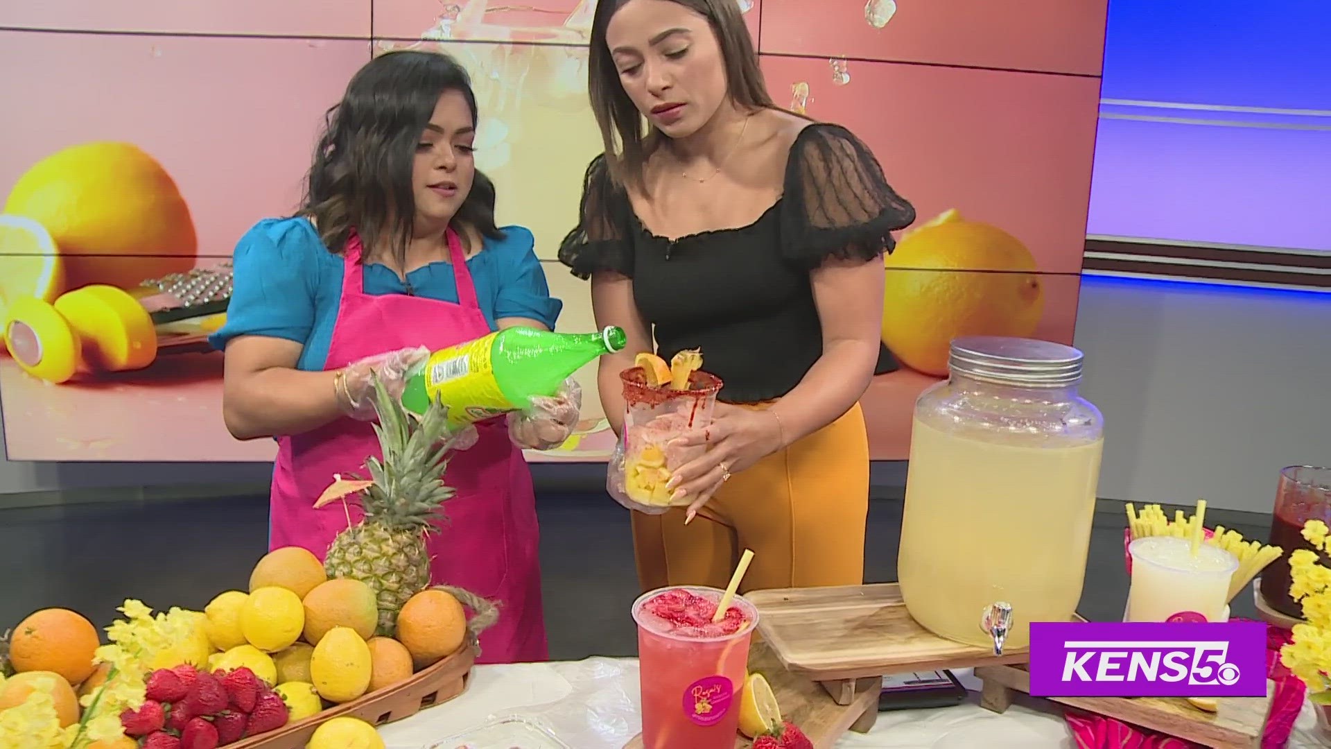 Olma Amaro with Rosa's Rusas & Limonadas shares her deliciously refreshing homemade fruit drinks and lemonades.