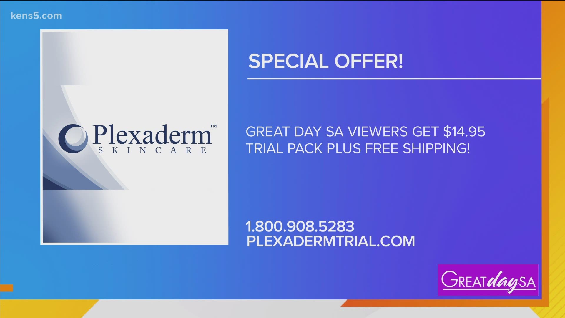 Plexaderm is offering a $14.95 trial pack of their non-invasive anti-aging serum. Visit their website to learn more.