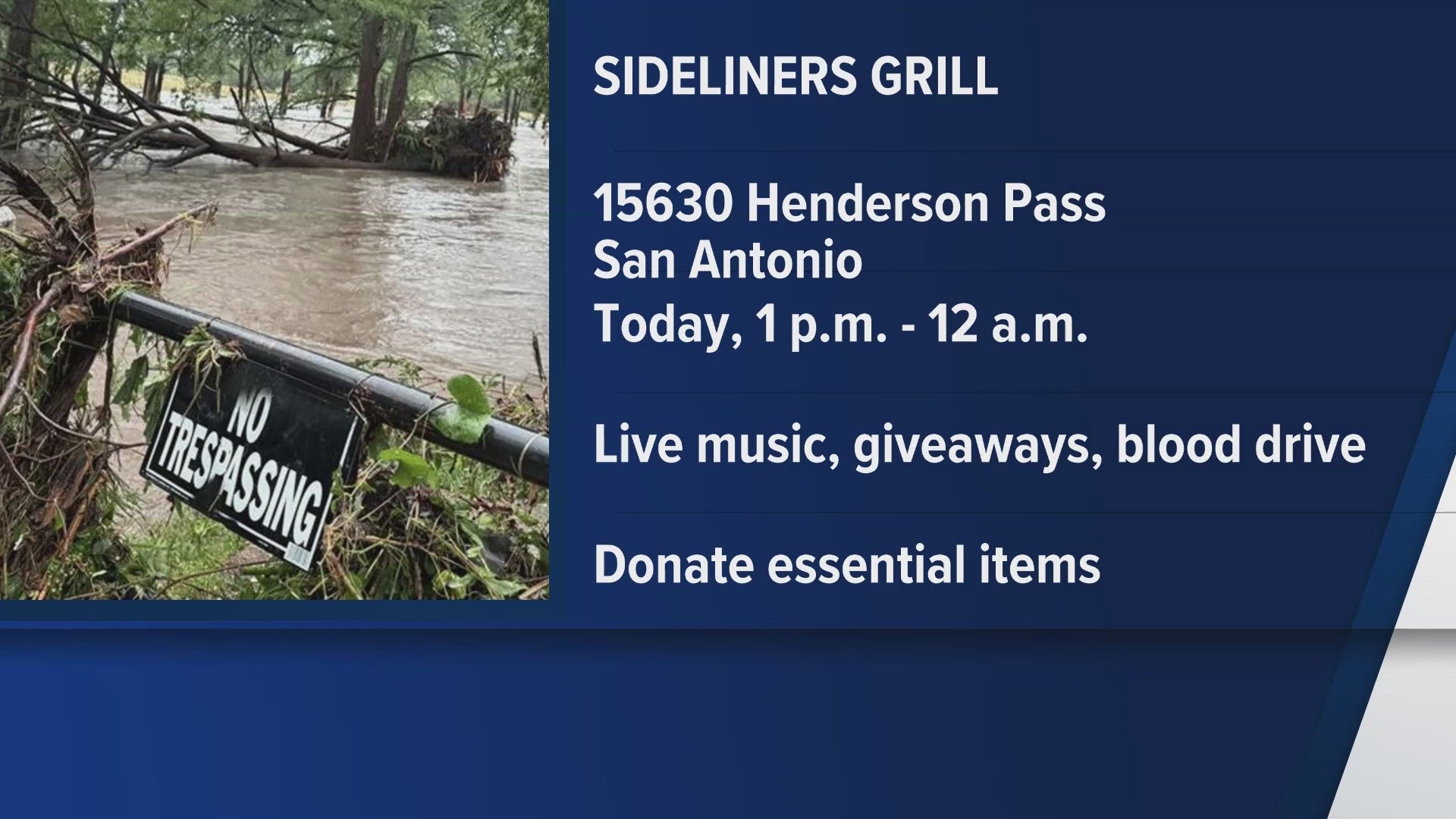 It's all to support neighbors affected by the Texas Hill Country flooding.