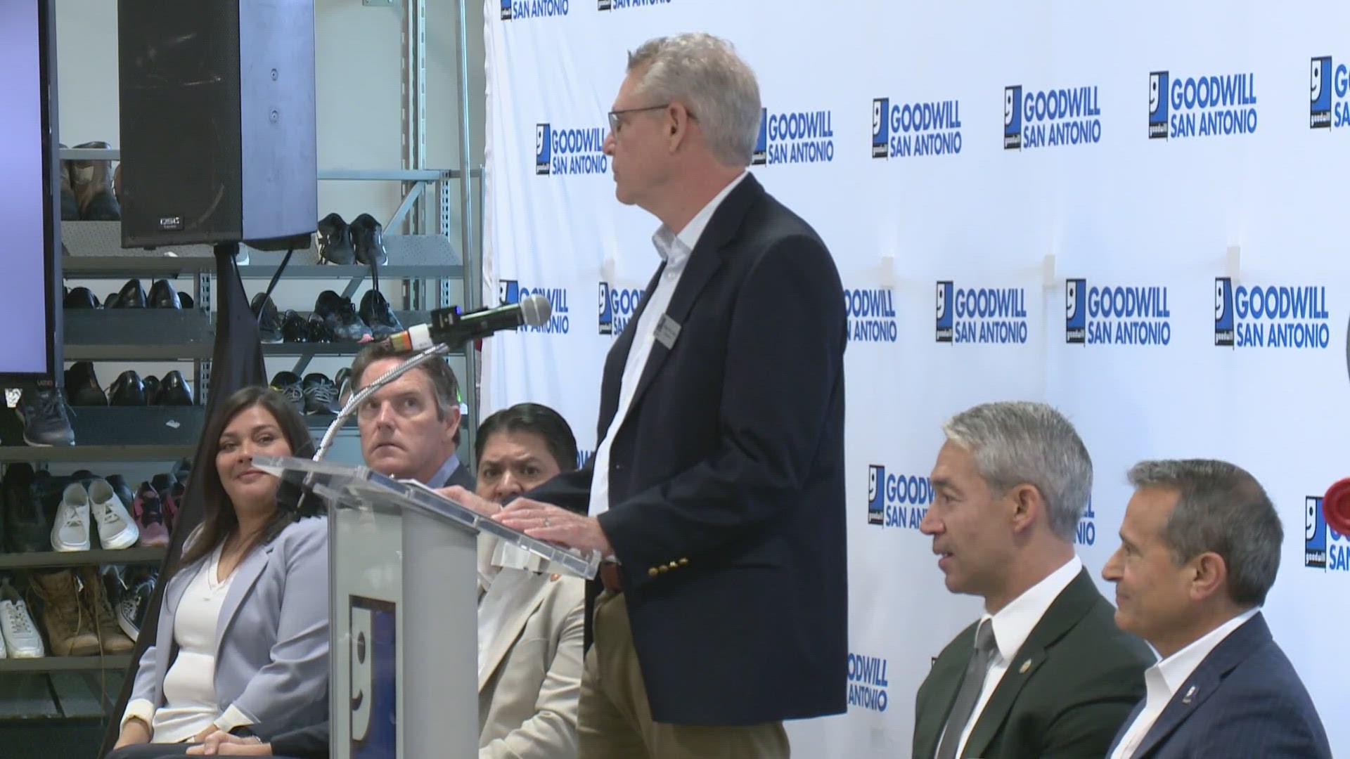 Four stores across San Antonio will receive rooftop solar panels. Goodwill's president says this move will allow the nonprofit to serve more people.