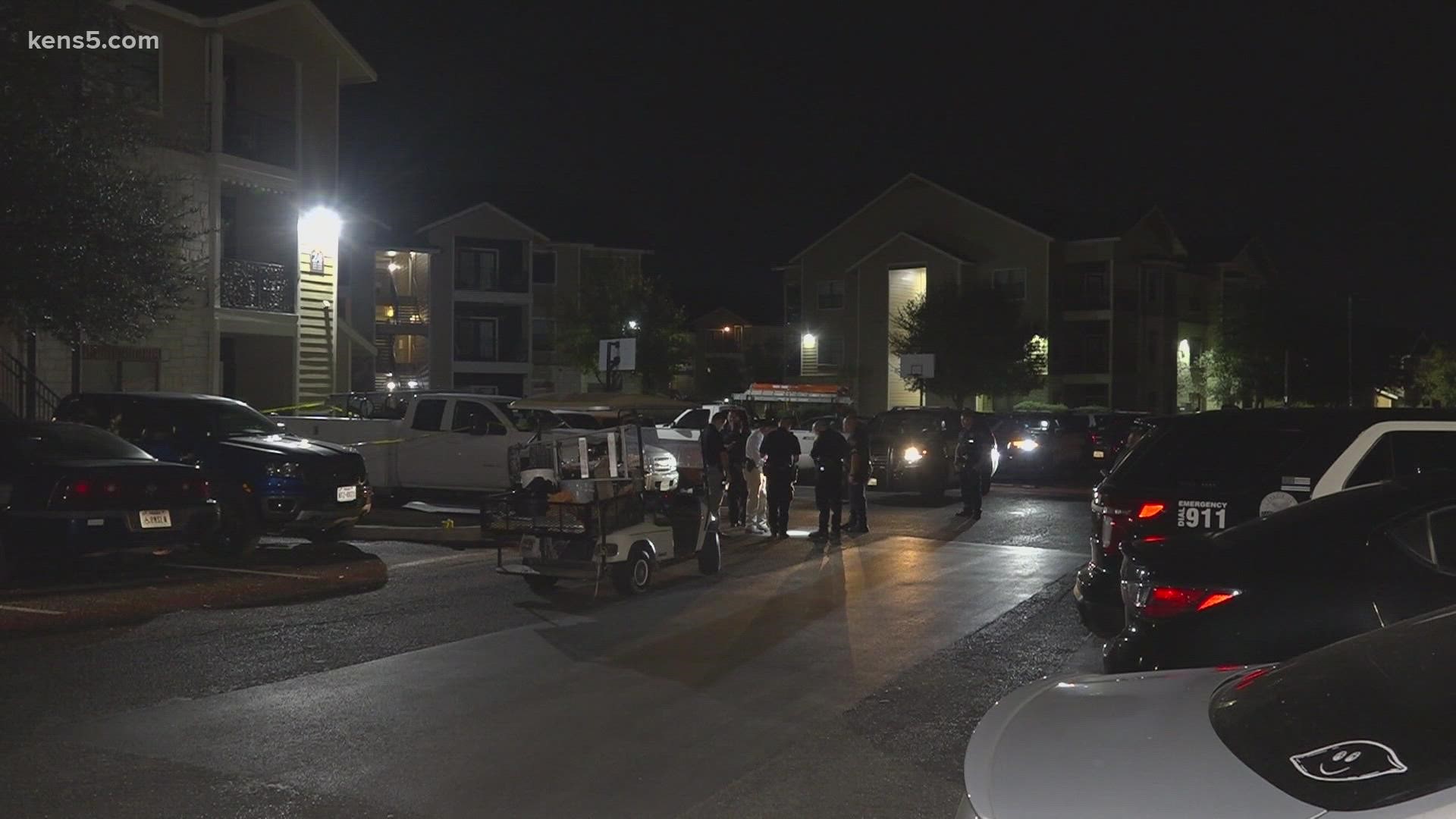 The victim was taken to University Hospital after she was stabbed multiple times and left unconscious at the Polo Club Apartments on Marbach Road, police said.