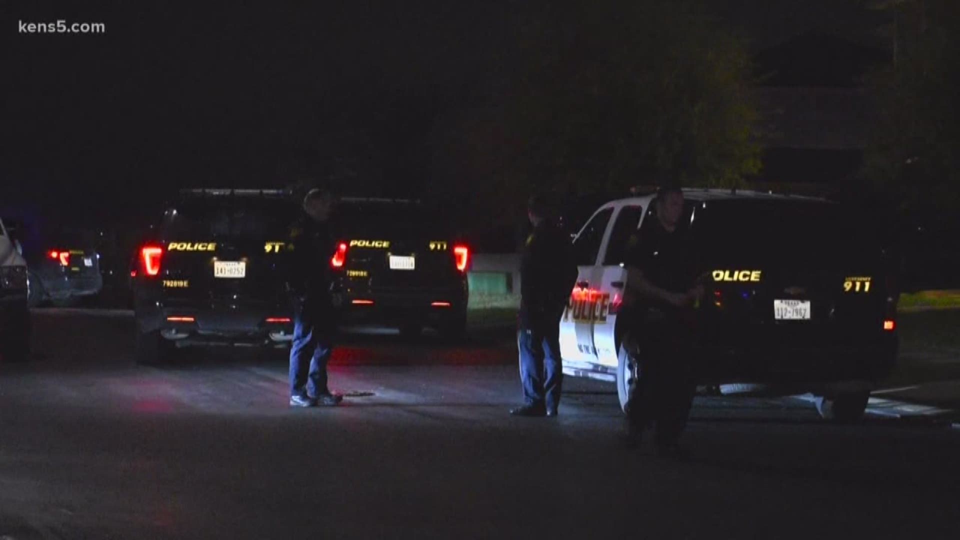 A man says he was shot at multiple times overnight; three suspects are in custody.