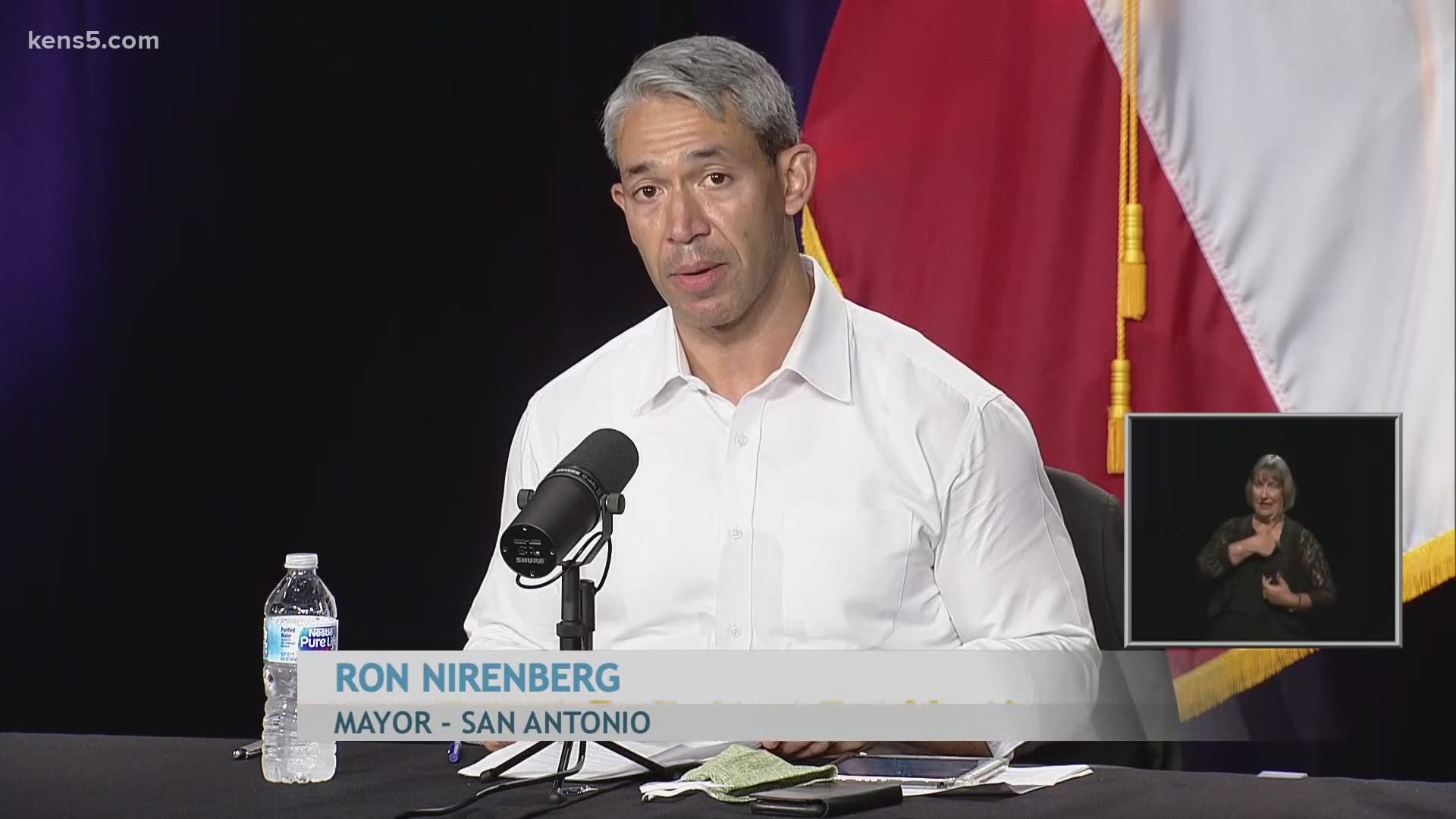 With the Labor Day weekend about to start, Mayor Ron Nirenberg said this is "one of the several defining moments in our fight against COVID-19."