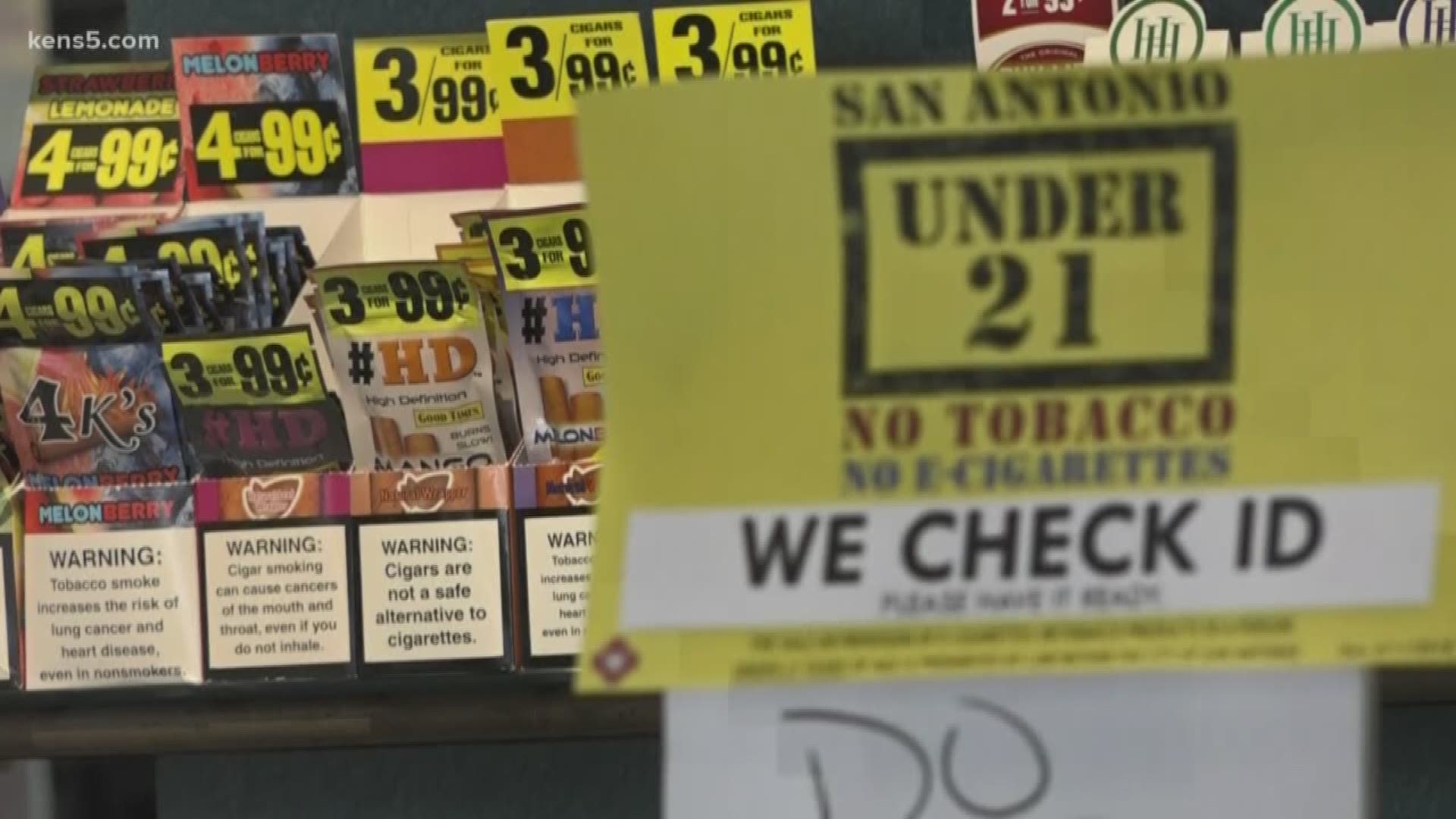 Tobacco 21 Launches In San Antonio Raising Minimum Age To Buy Cigarettes Kens5 Com