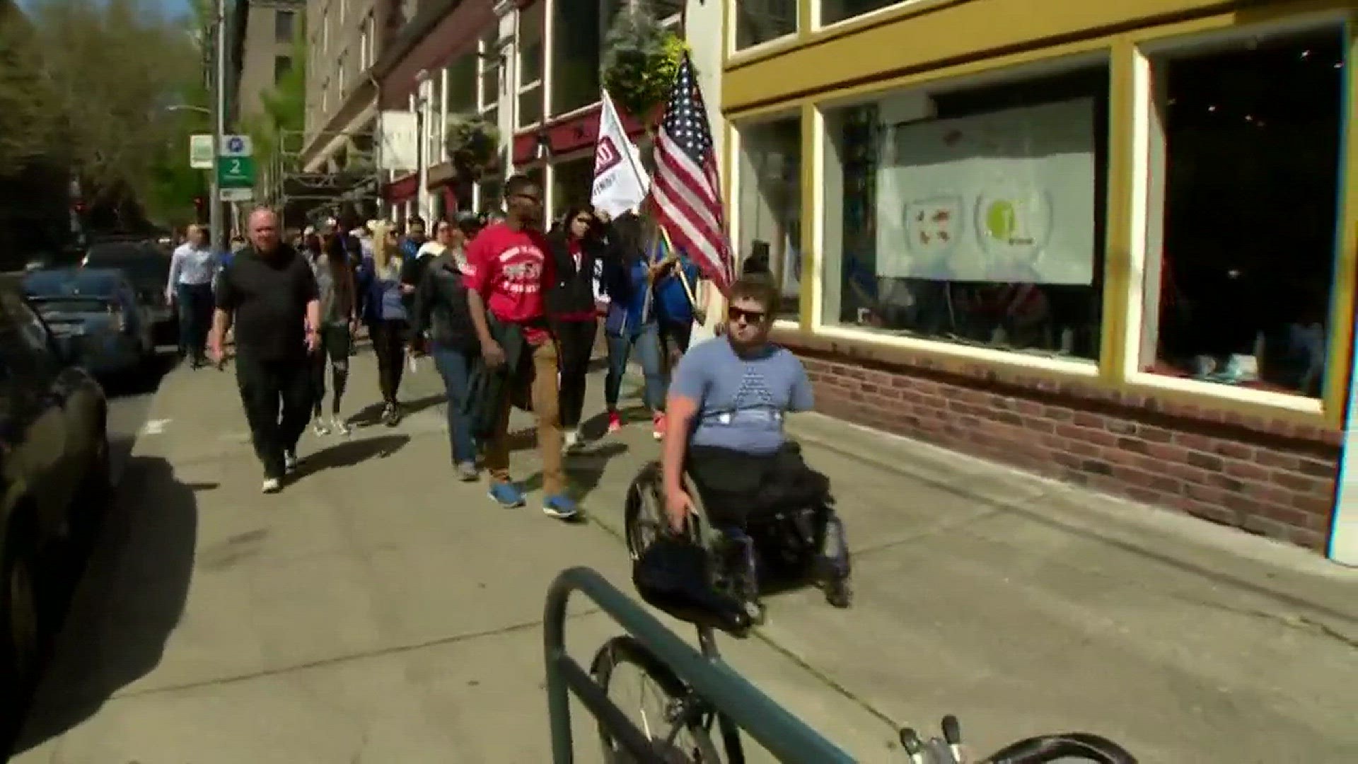 The Carry the Load march to support veterans and their families after the loss of loved ones began in Seattle on Friday and will come through San Antonio on May 24.