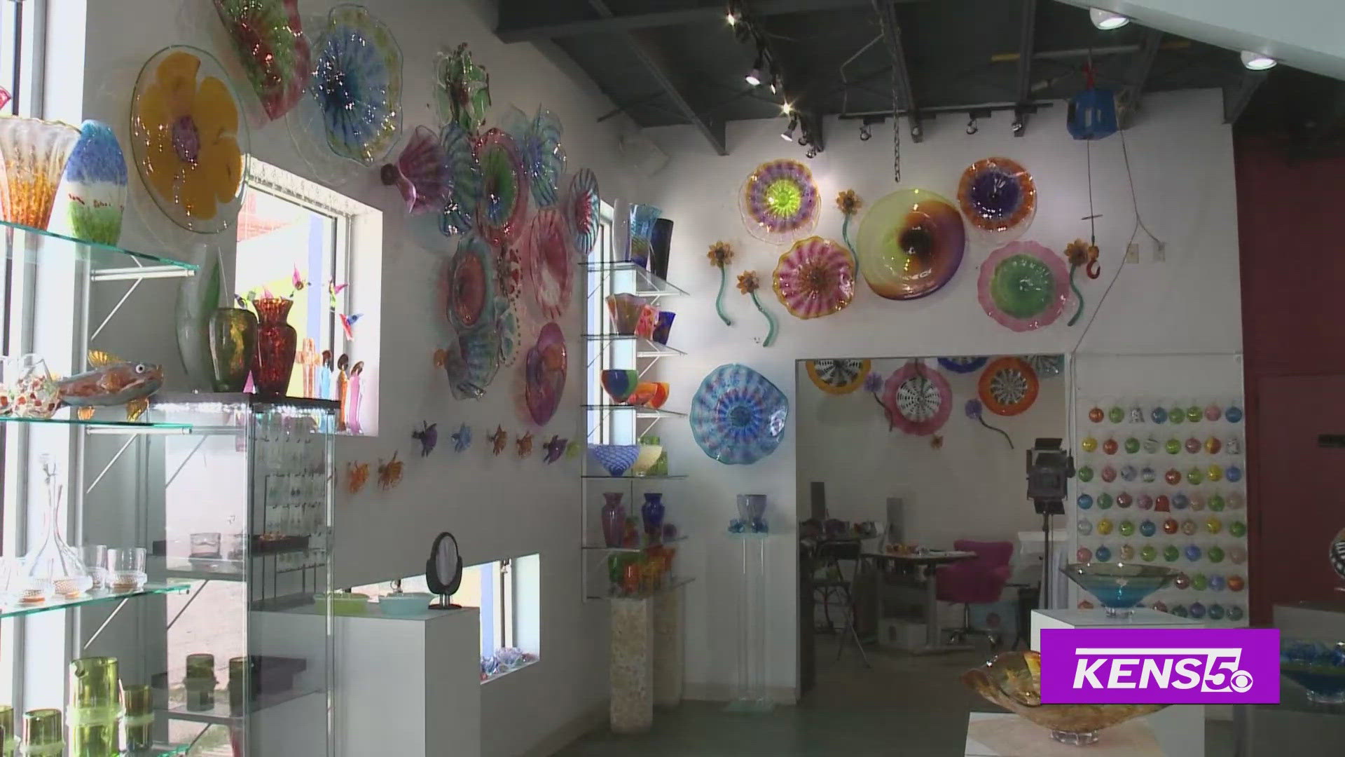 Photojournalist Ben Figueroa visits The Garcia Art Glass studio.