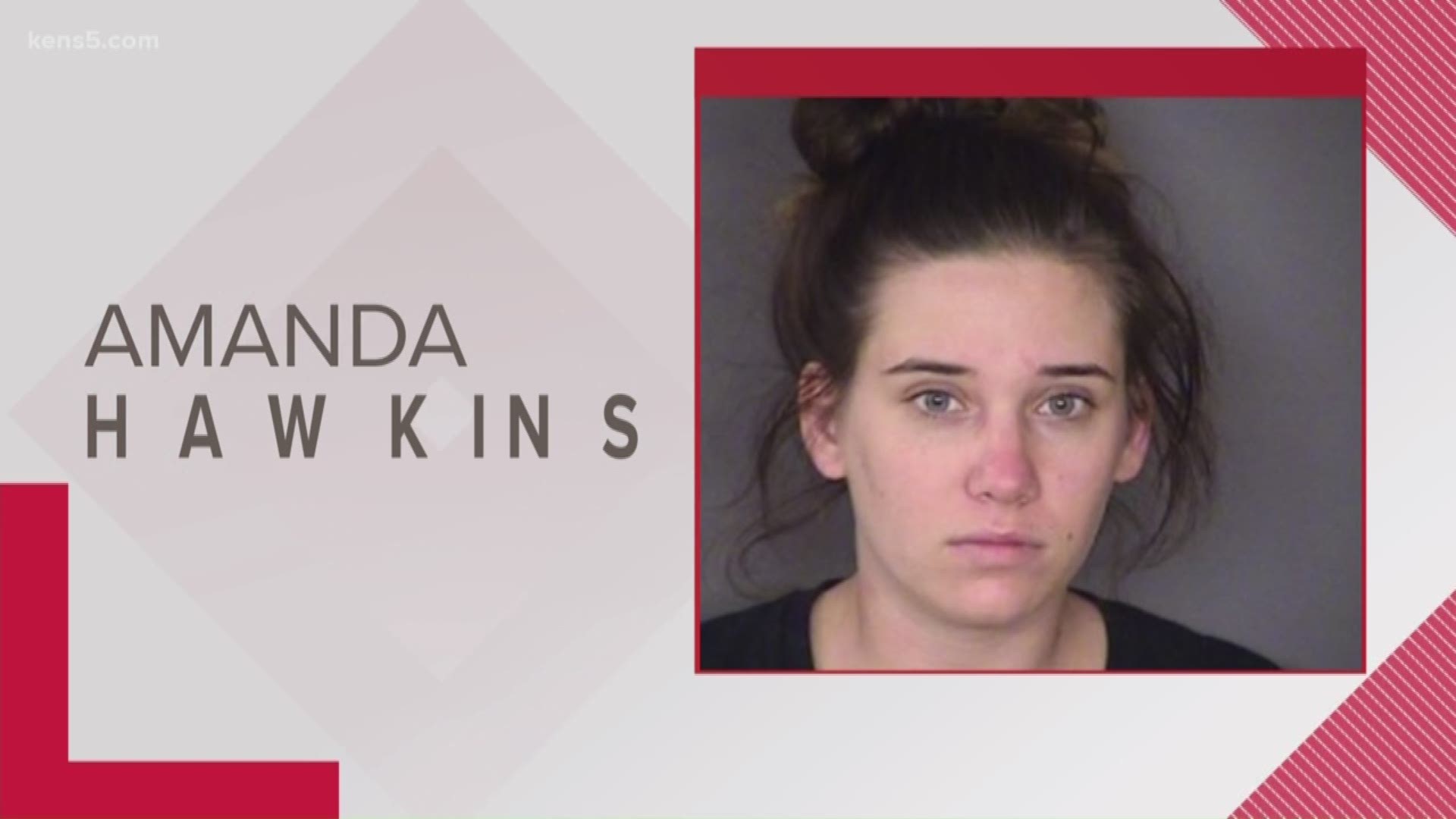 Amanda Hawkins was arrested and accused of leaving her two young daughters in her car back in June 2017 while she was inside a friend's residence.
