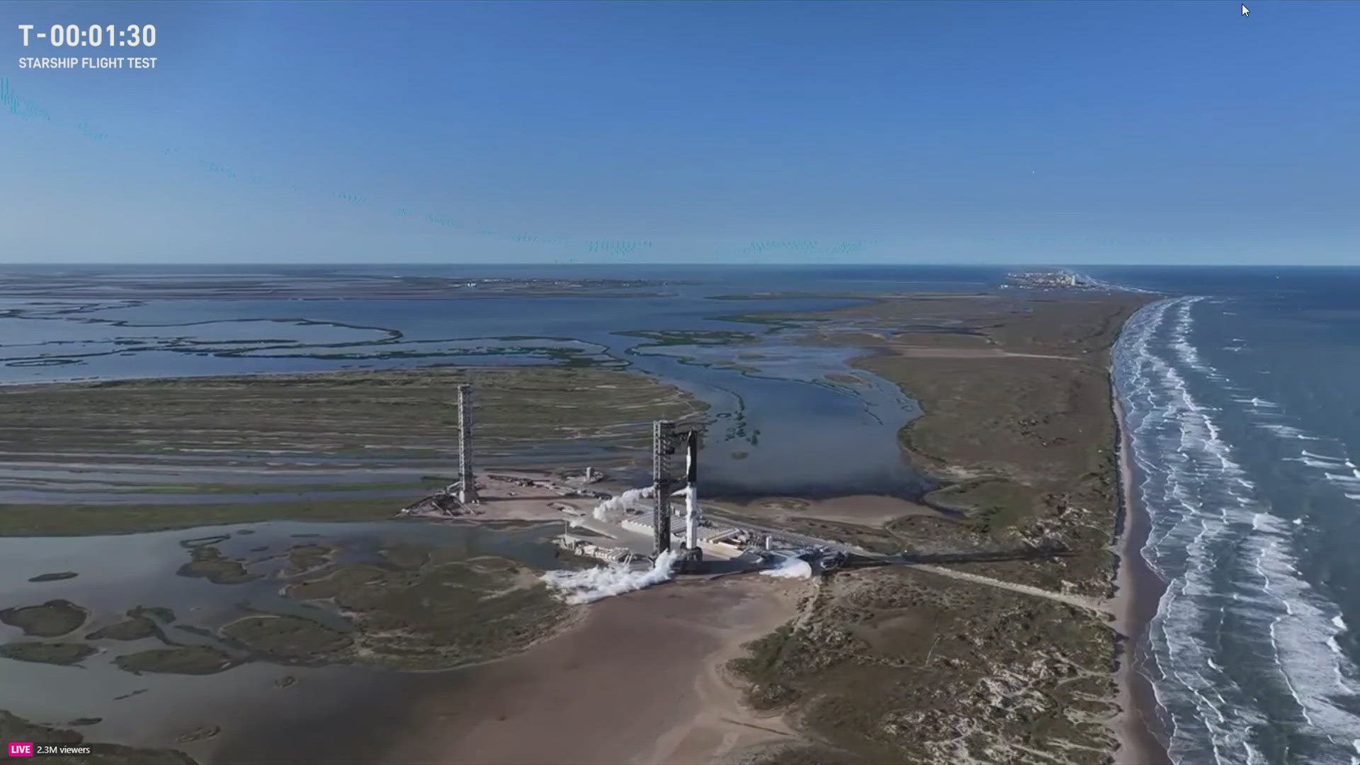 The Starship being launched today is the world's largest and most powerful rocket designed to one day conduct missions to the moon and mars.