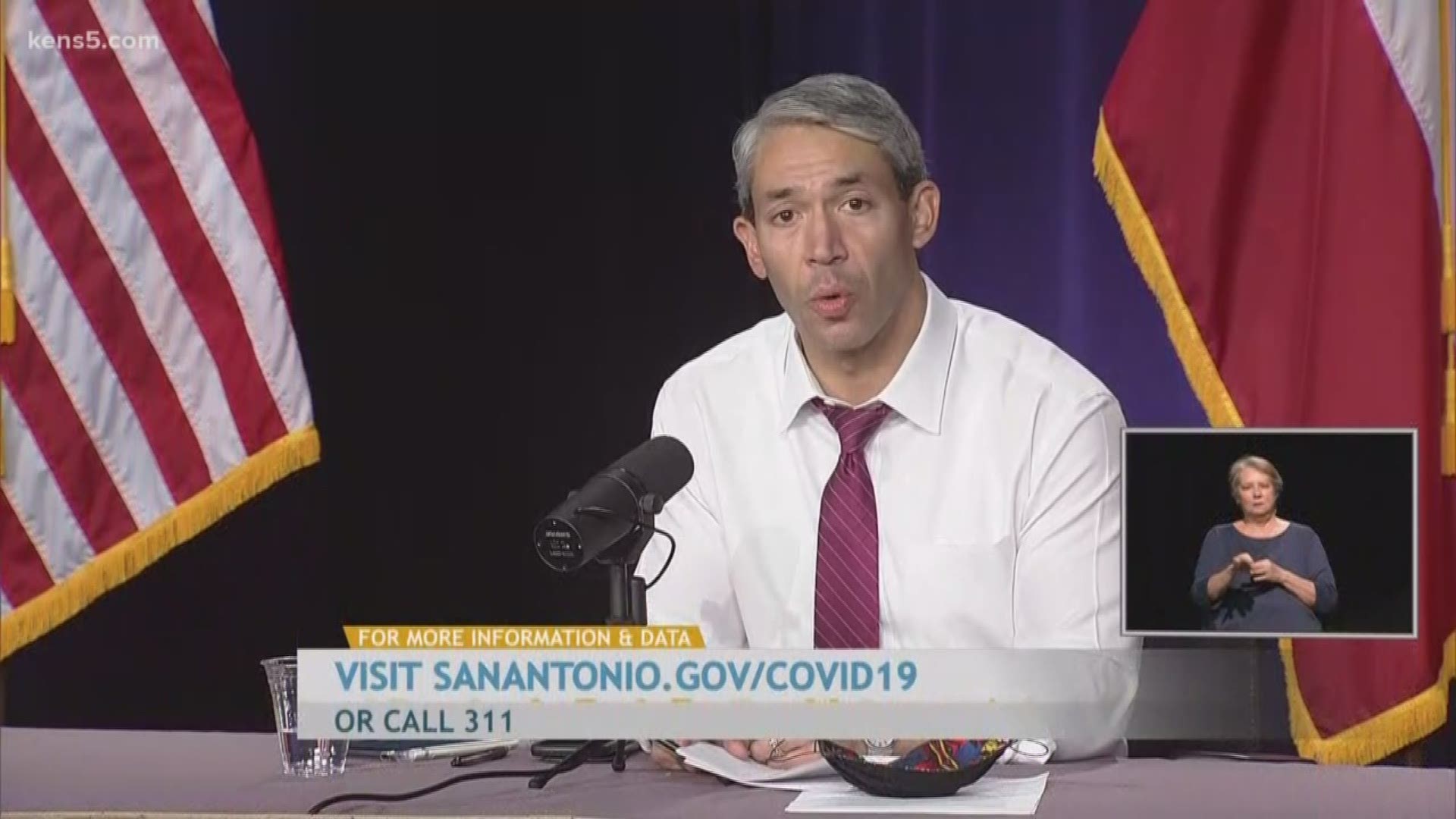 Mayor Ron Nirenberg and Bexar County Judge Nelson Wolff give an update with many Texas businesses set to reopen on Friday.