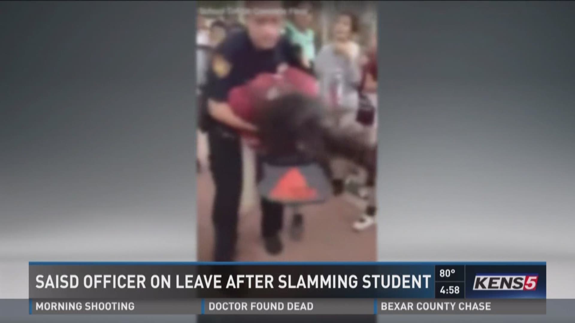 Rhodes Middle School Student Slammed By Saisd Police Officer Kens5 Com