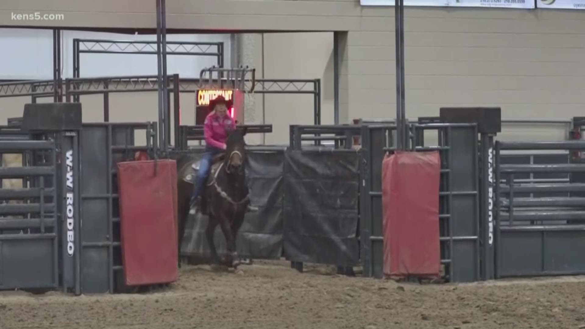 The San Antonio Rodeo is one of the most competitive in the country, particularly when it comes to barrel racing. For one competitor, barrel racing is a family affair.