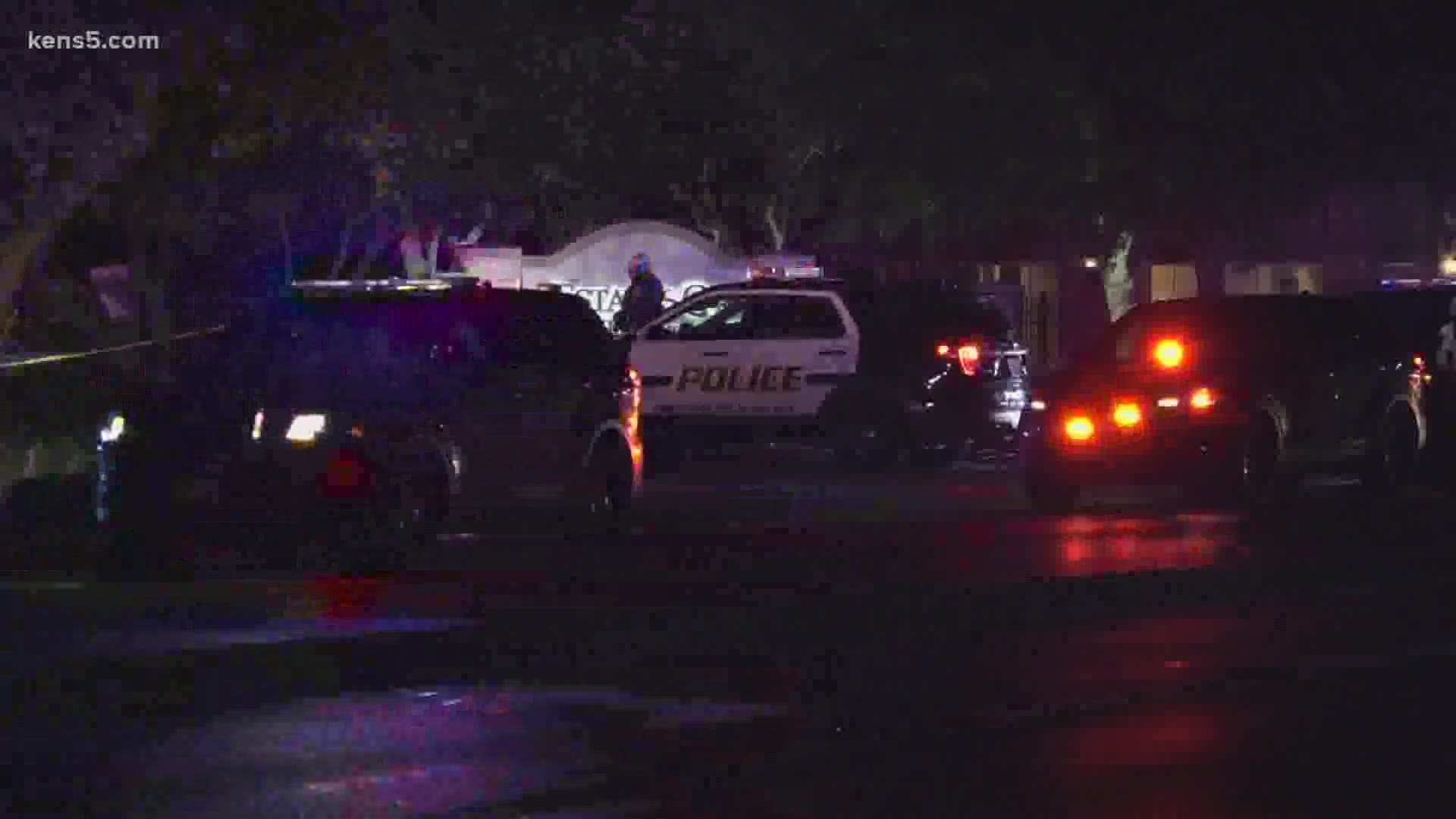 A young man was shot and killed overnight, while sitting in front of an apartment complex.