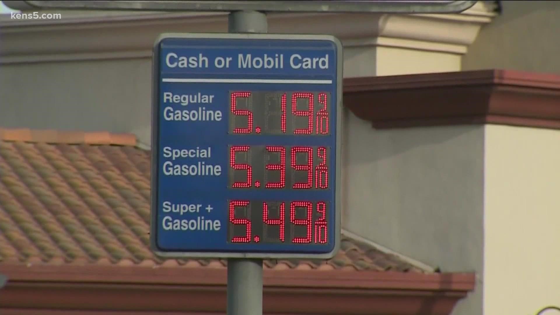 National Average For Gas Prices Surge Texas Average Third Lowest In 