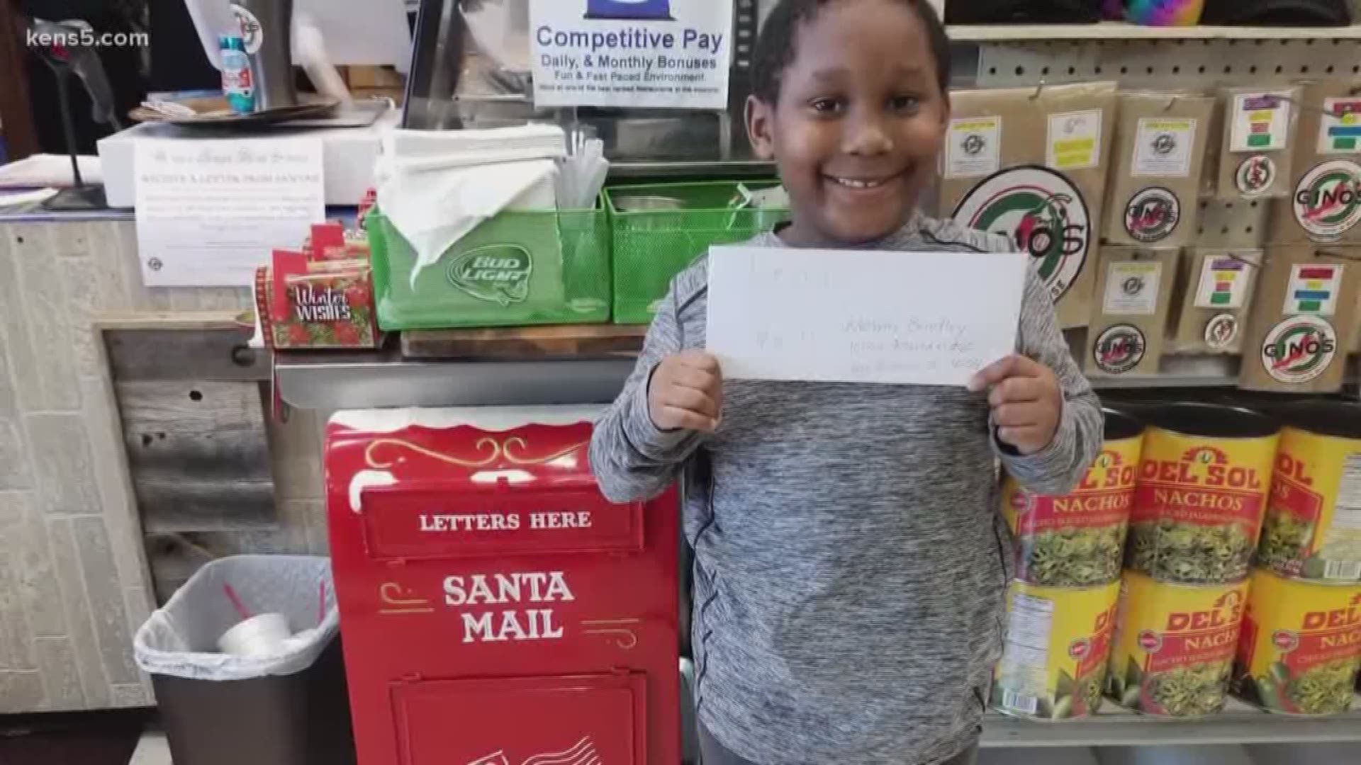 The owner of a South Texas deli is once again inviting San Antonio kids (and parents) to write to Santa, promising that they'll get a response.