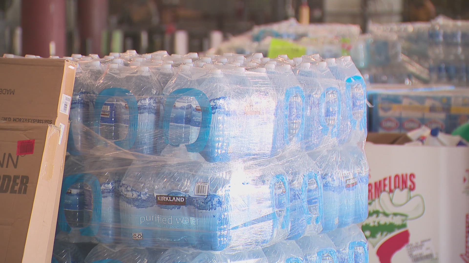 The team lead says 150 pallets of supplies have made their way to first responders and churches in need in just 13 days.