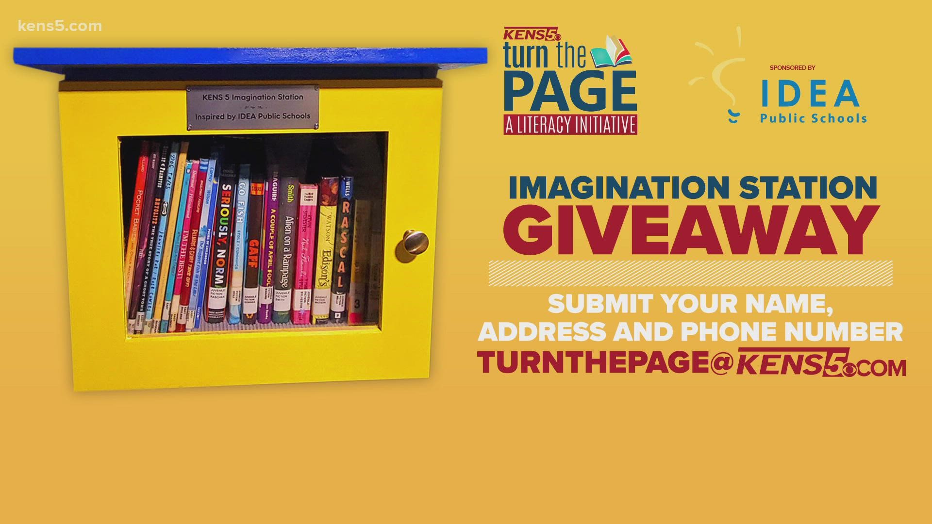 It's easy: Submit your name, address and phone number by sending an email to TurnThePage@kens5.com to be considered.