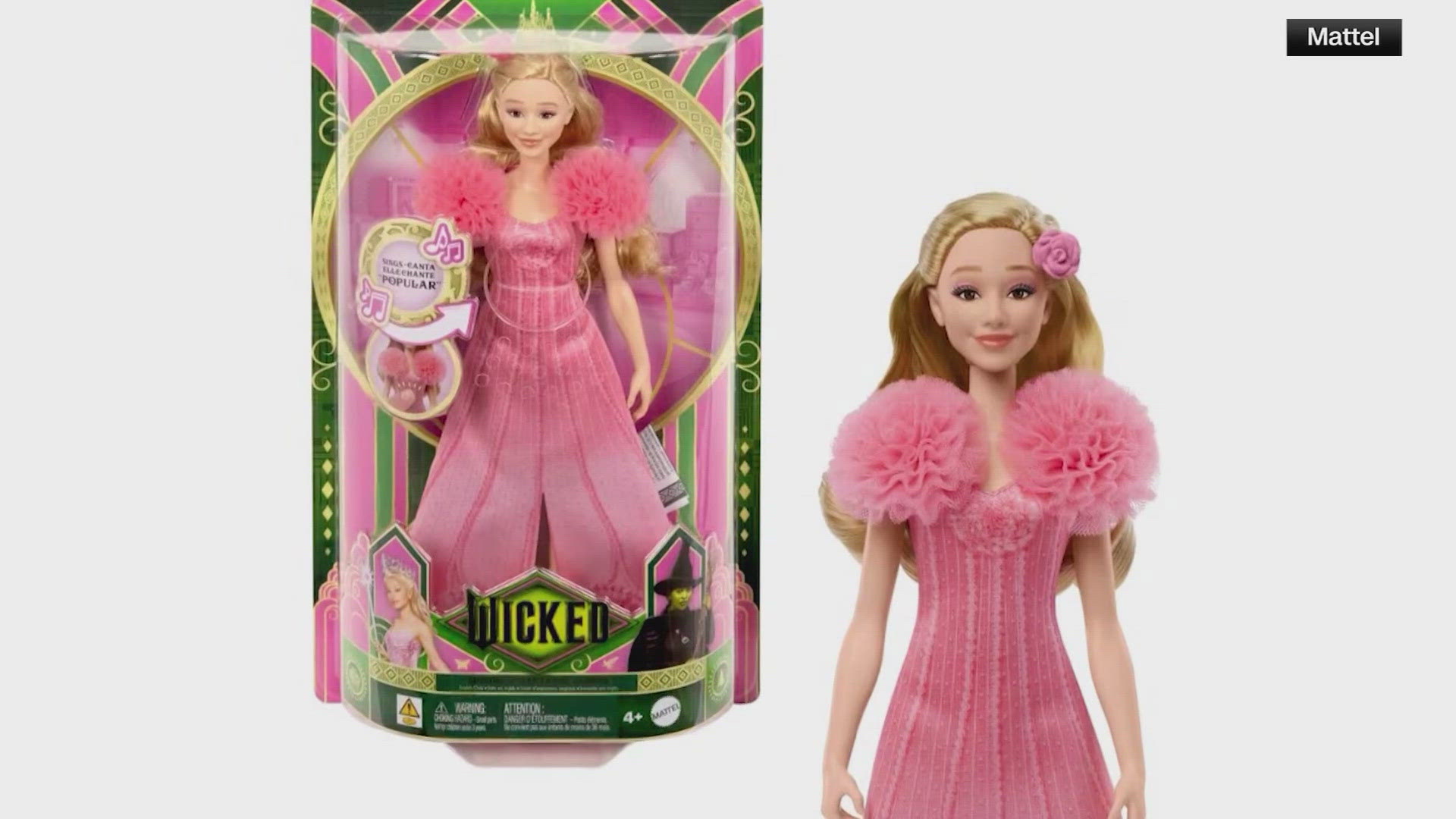 The manufacturers printed "Wicked.com" instead of "WickedTheMovie.com" -- In a statement, Mattel said it is taking immediate action to remedy this.