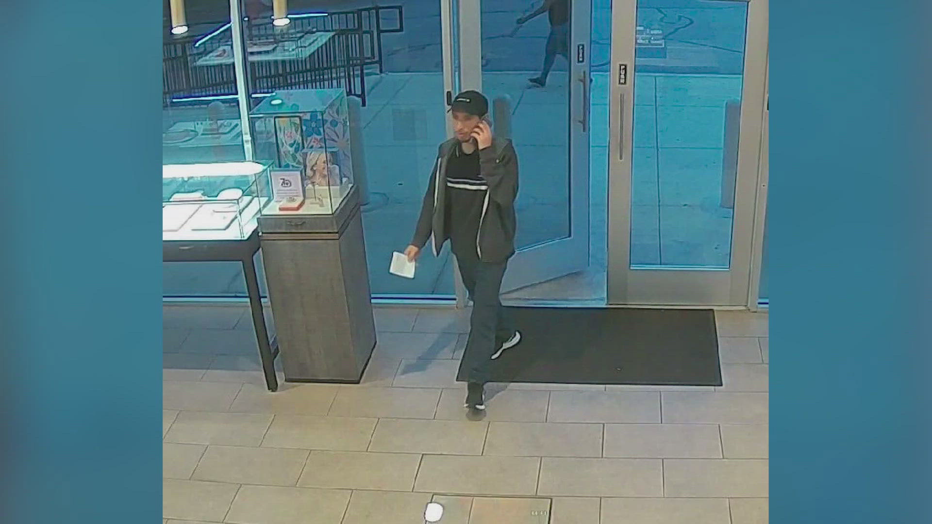 Surveillance photos of man who allegedly stole thousand of dollars in jewelry from James Avery
