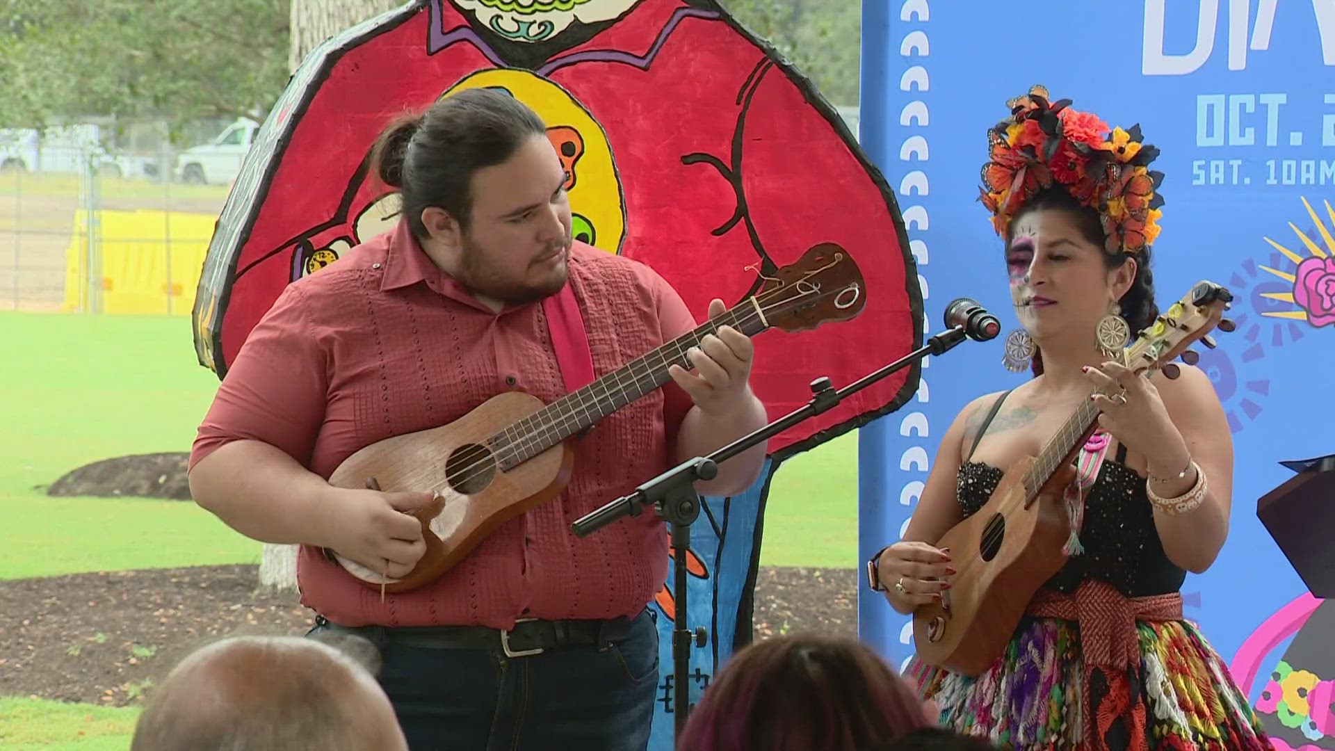 The release says, Muertos Fest typically features over 80 community altars, live music and performances, food vendors, workshops and more.