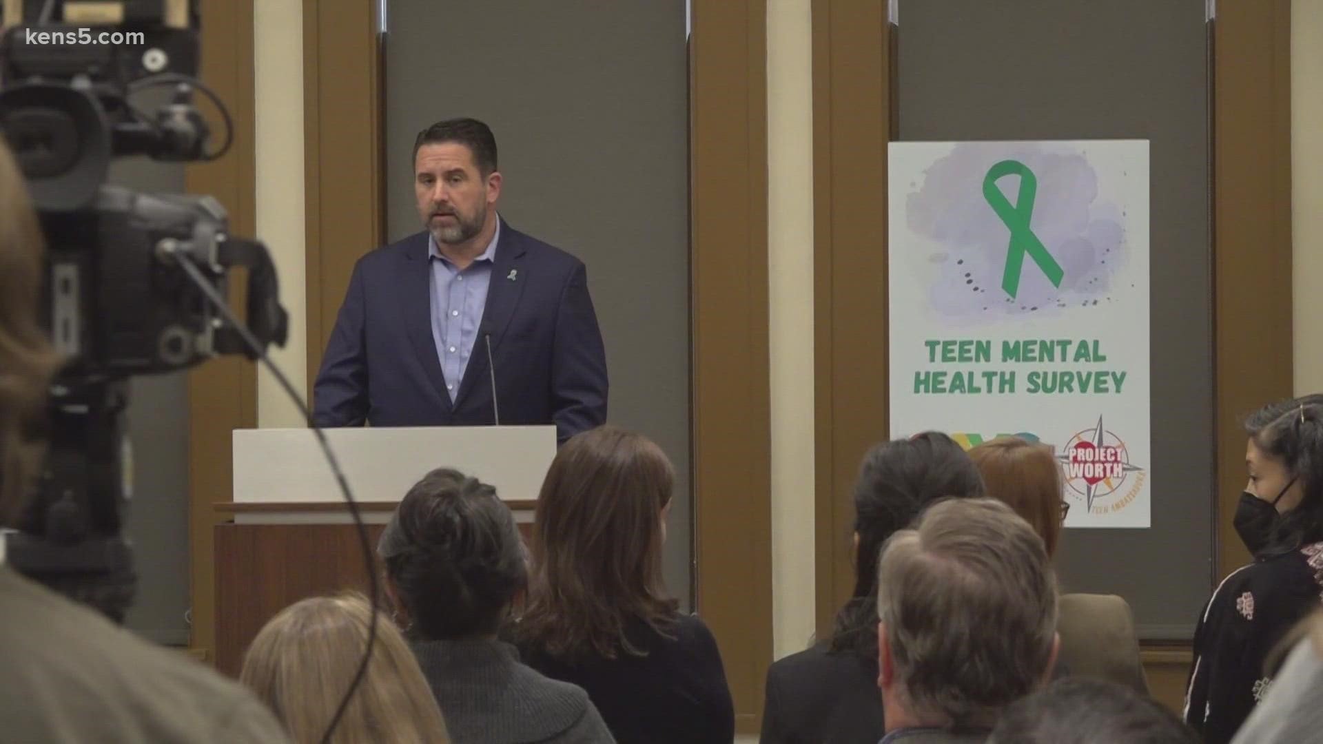 The San Antonio Youth Commission and Project Worth Teen Ambassadors created the survey to begin addressing mental health needs of their communities.