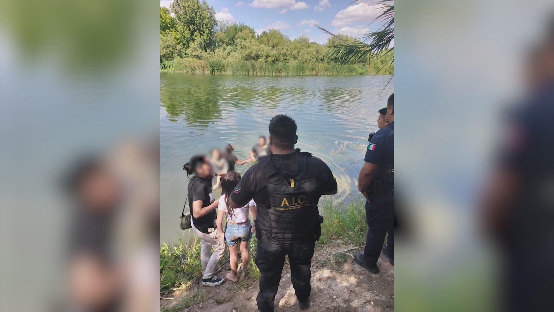 A migrant child who was trying to cross the border illegally with a group has died after being swept away in the Rio Grande.