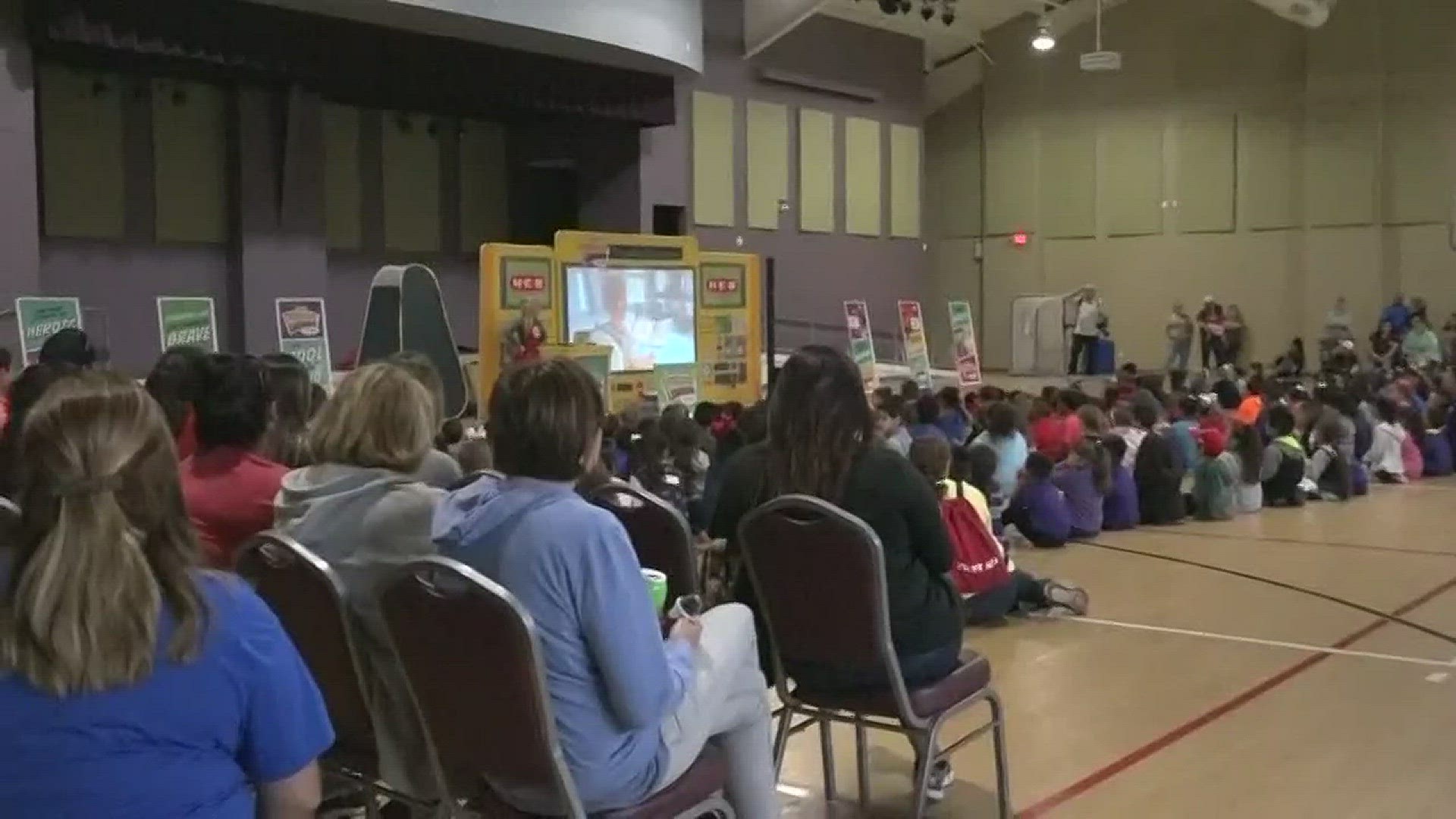 October is National Bullying Prevention Awareness Month. More than 300 children had a hands on lesson about how to be a buddy not a bully.