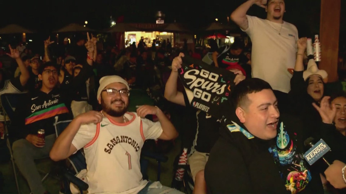 'Spurs all day' | Fans roar through huge Game 2 victory at The Rock