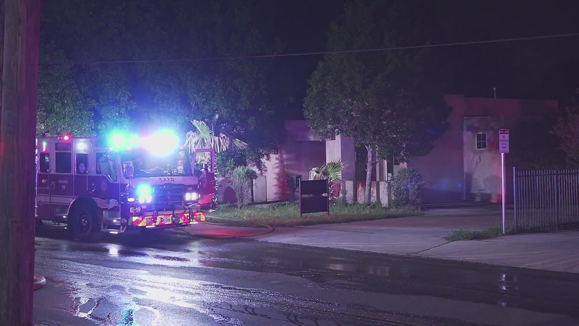 Firefighters were able to knock the flames down pretty quickly and no injuries were reported.