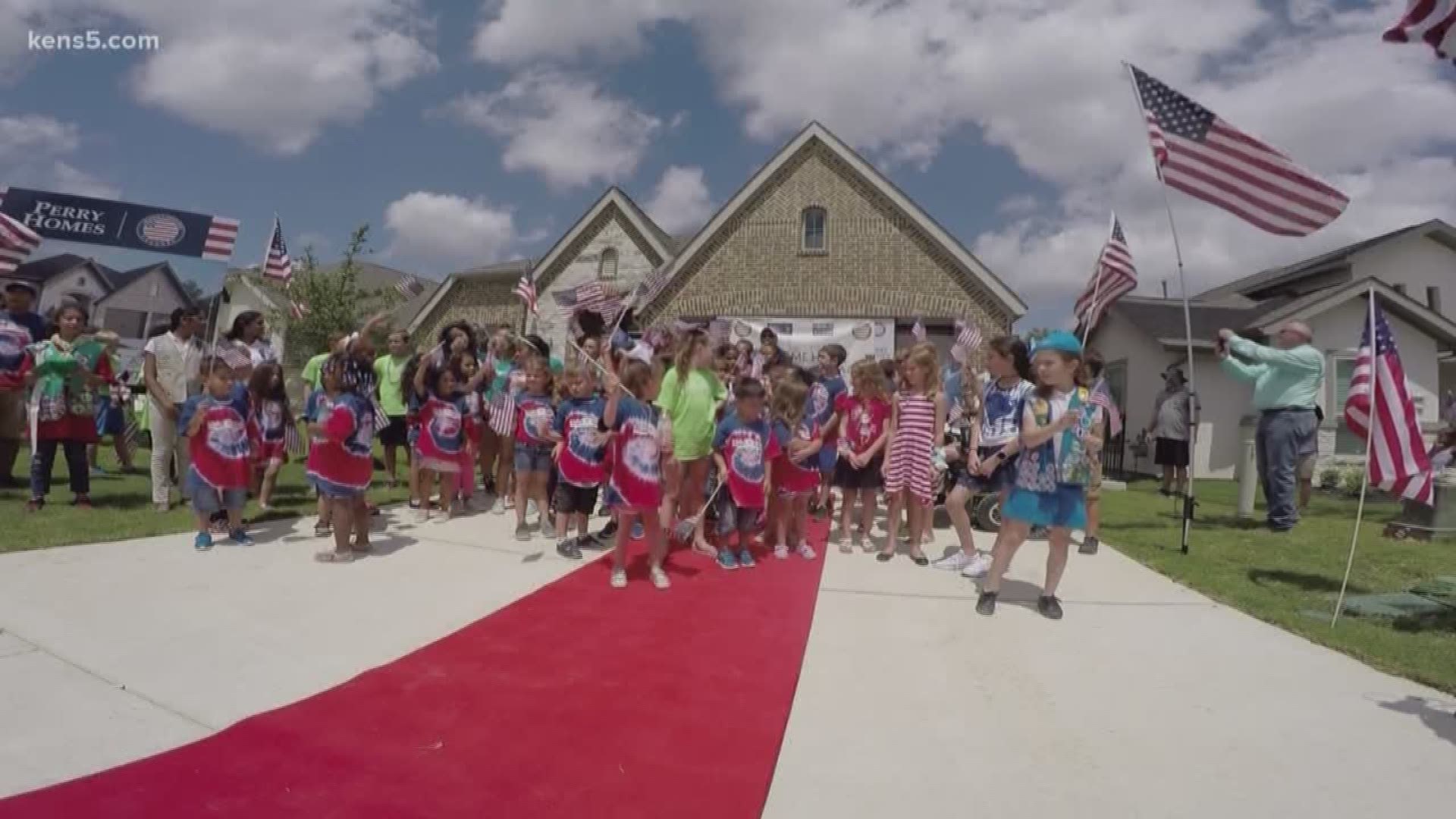 Giving back to a veteran who gave so much to his country. A wounded warrior is getting a specially-fitted home he desperately needs, and singer Lee Greenwood was on hand to help celebrate the big move-in.