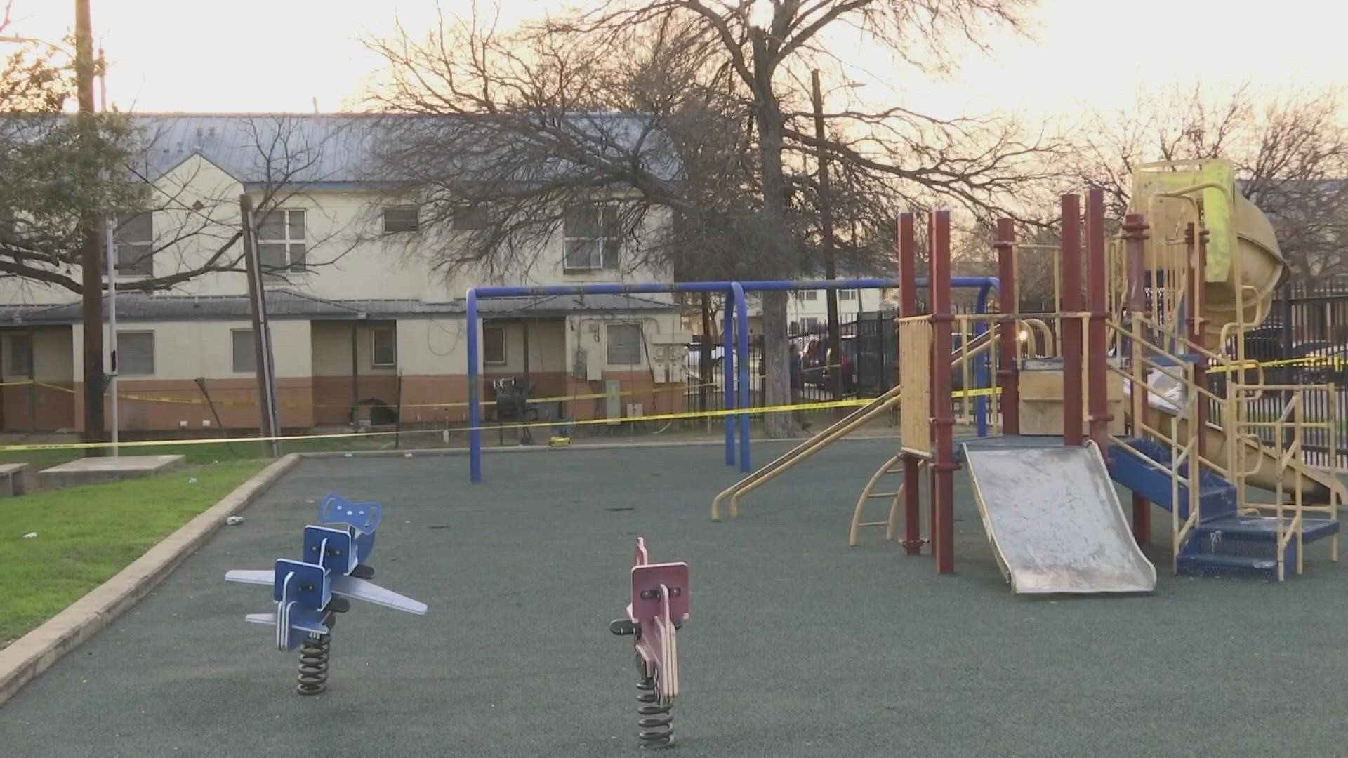 A 13-year-old girl was injured and an 18-year-old was killed, and residents say more needs to be done to protect children in the area from gang violence.