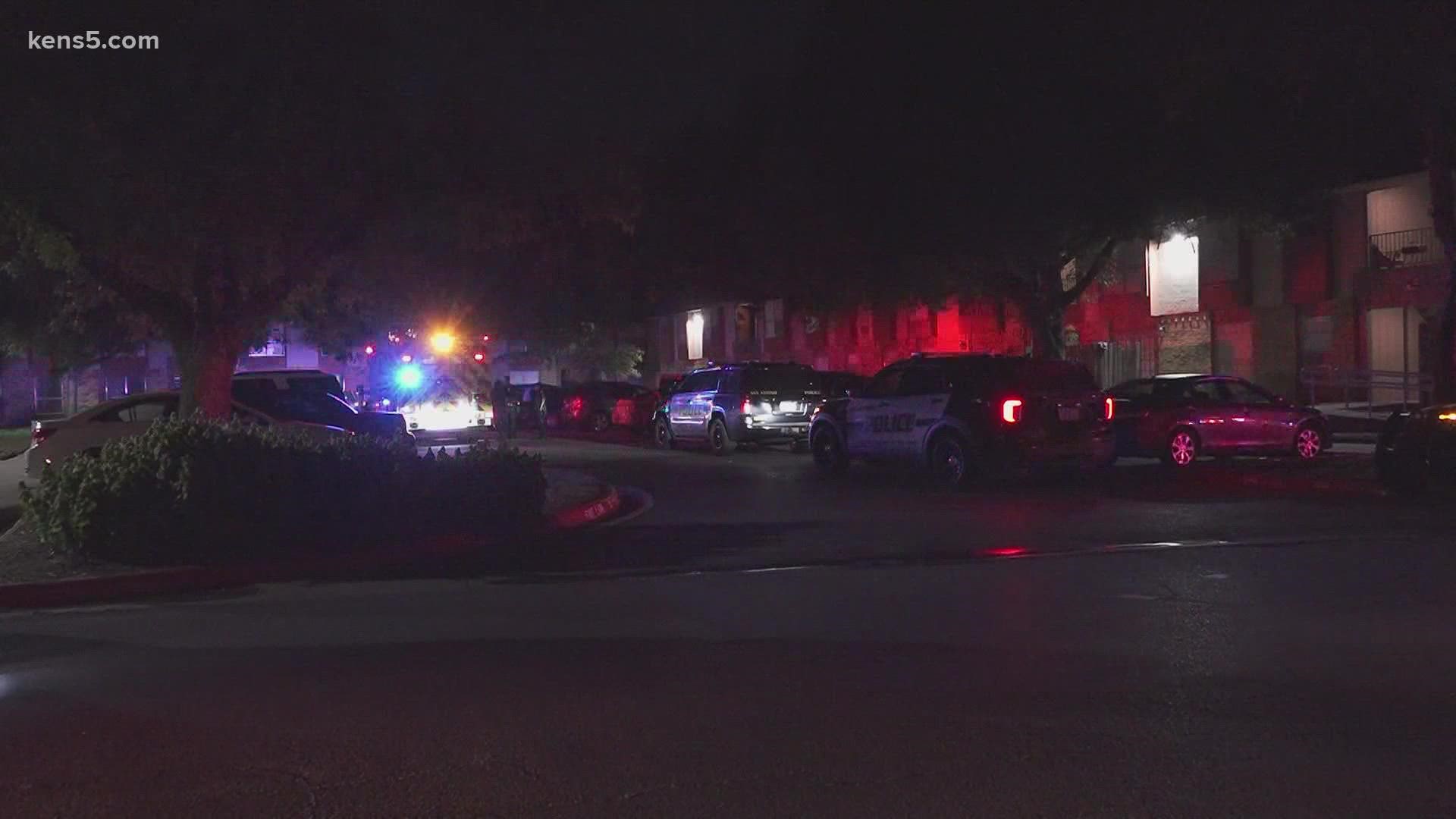 The San Antonio Police Department believes the suspect also lives at that apartment complex.
