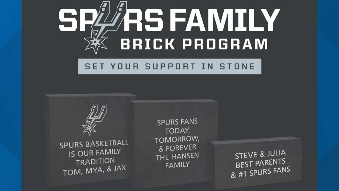 Spurs Fans Can Buy A Commemorative Brick To Celebrate 50 Years Kens5 Com