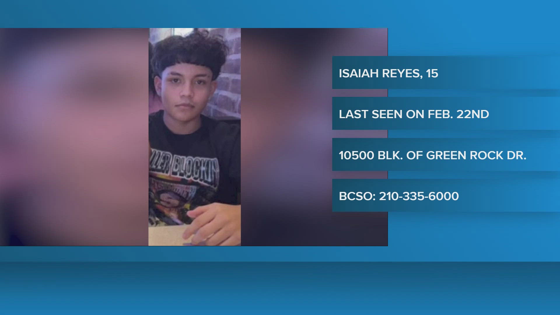 BCSO looking for missing 15-year-old | kens5.com